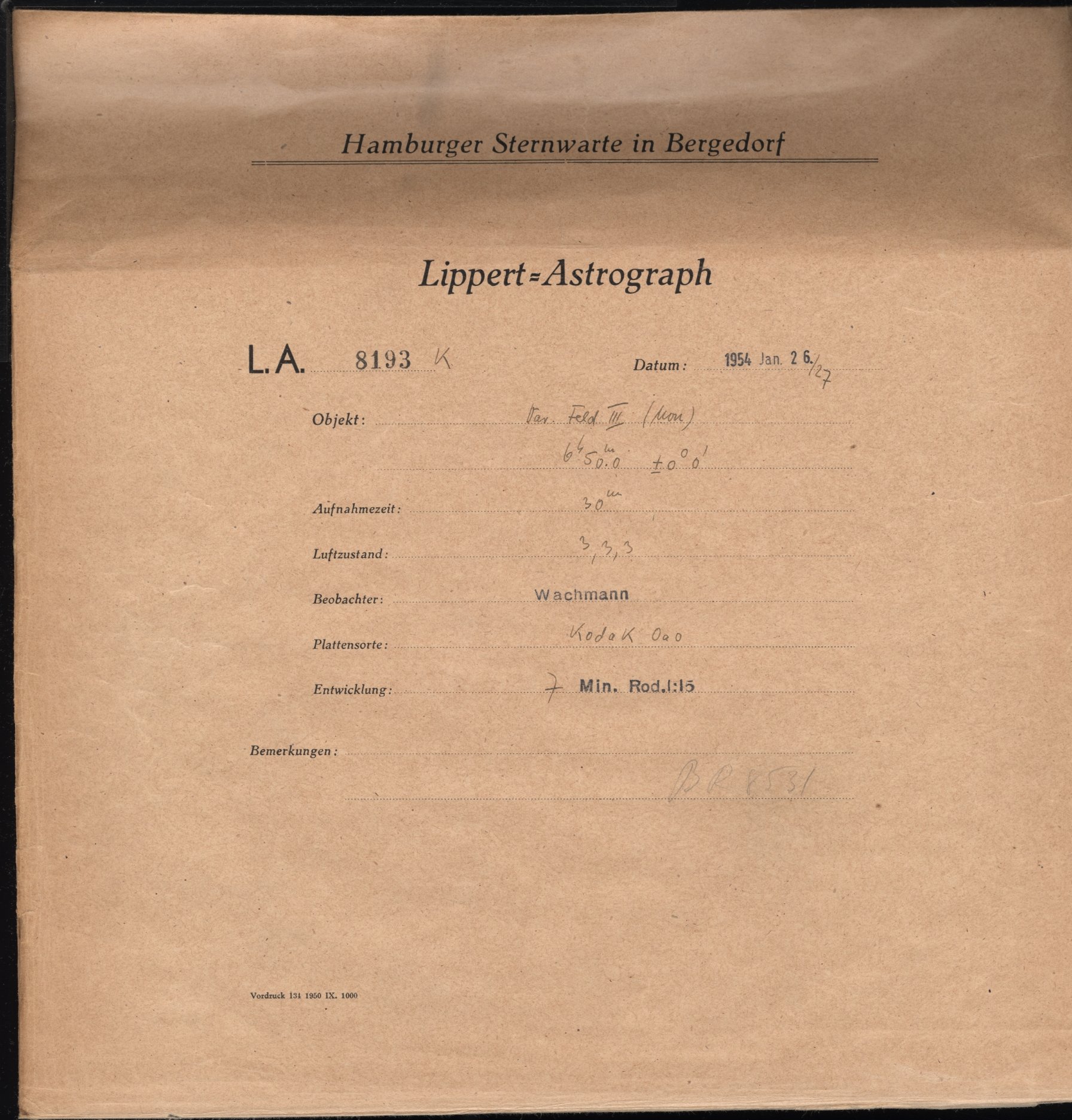 Plattenhuelle LA08193