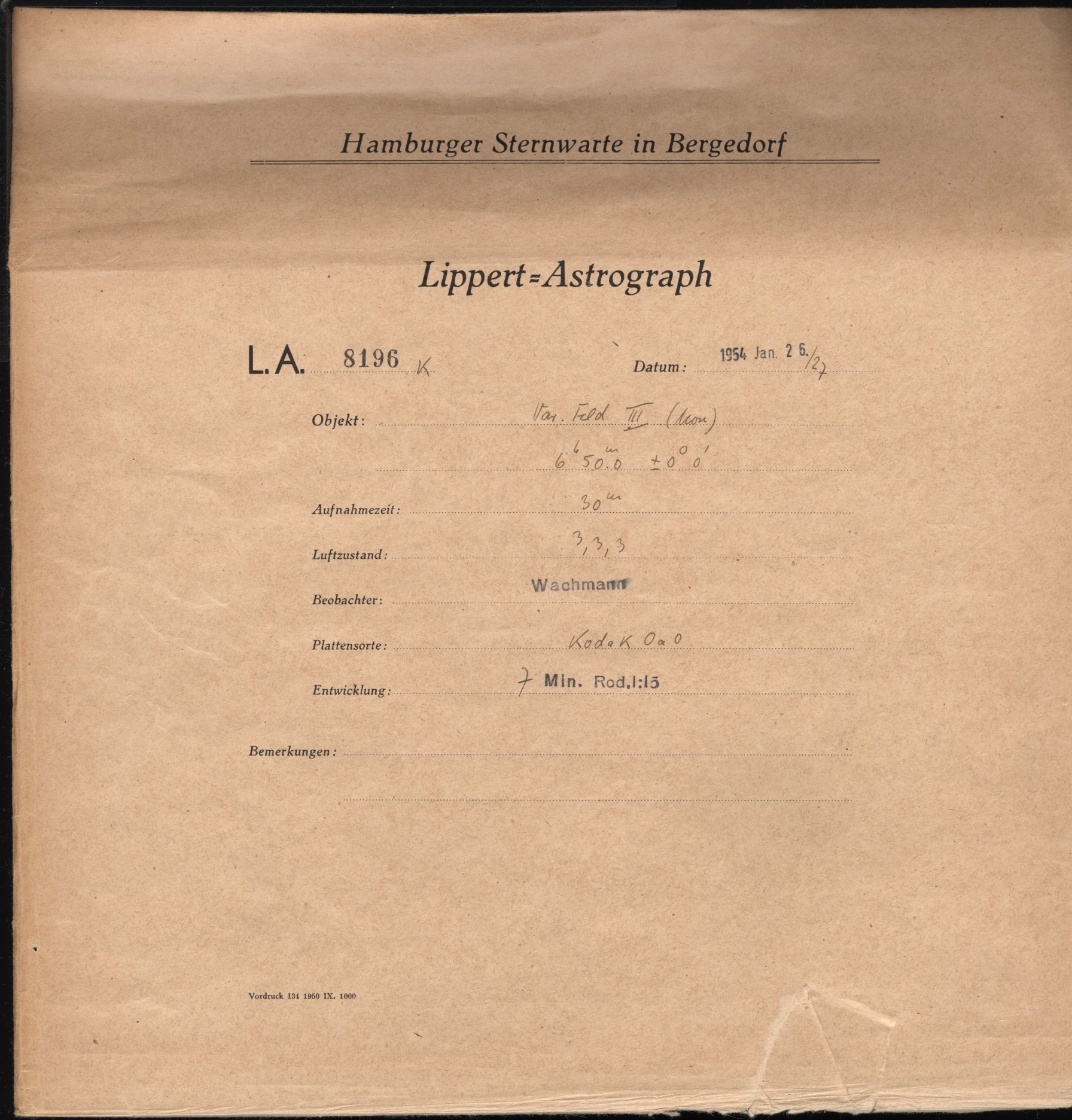 Plattenhuelle LA08196