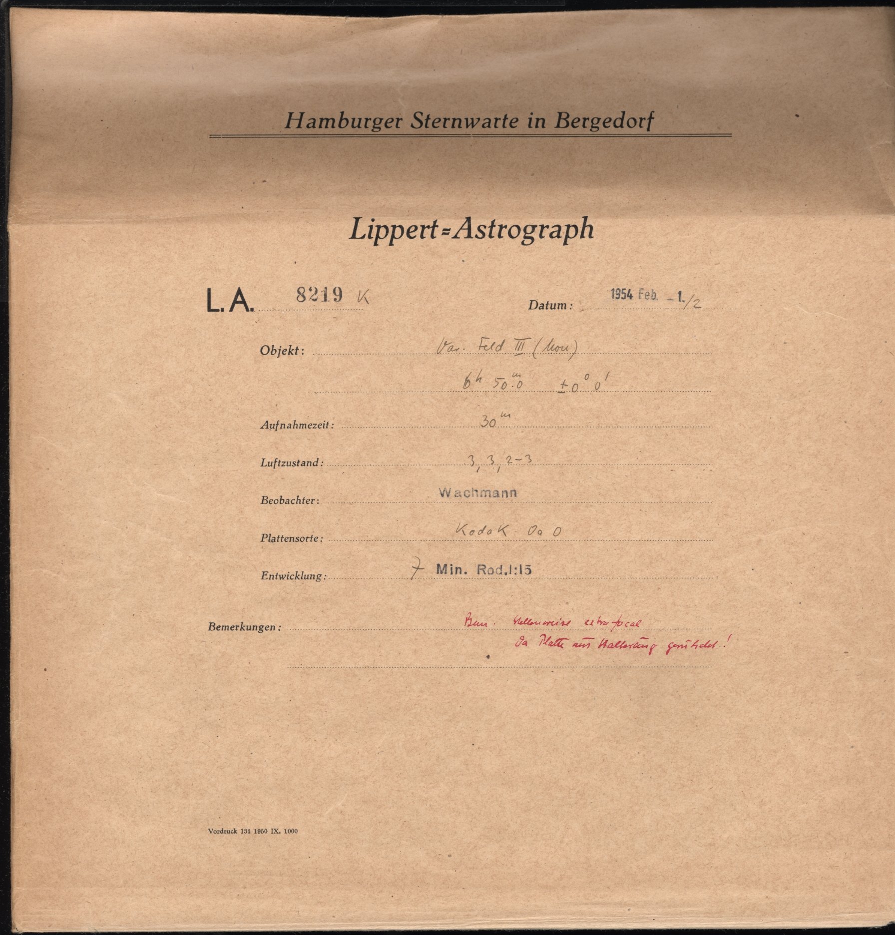 Plattenhuelle LA08219
