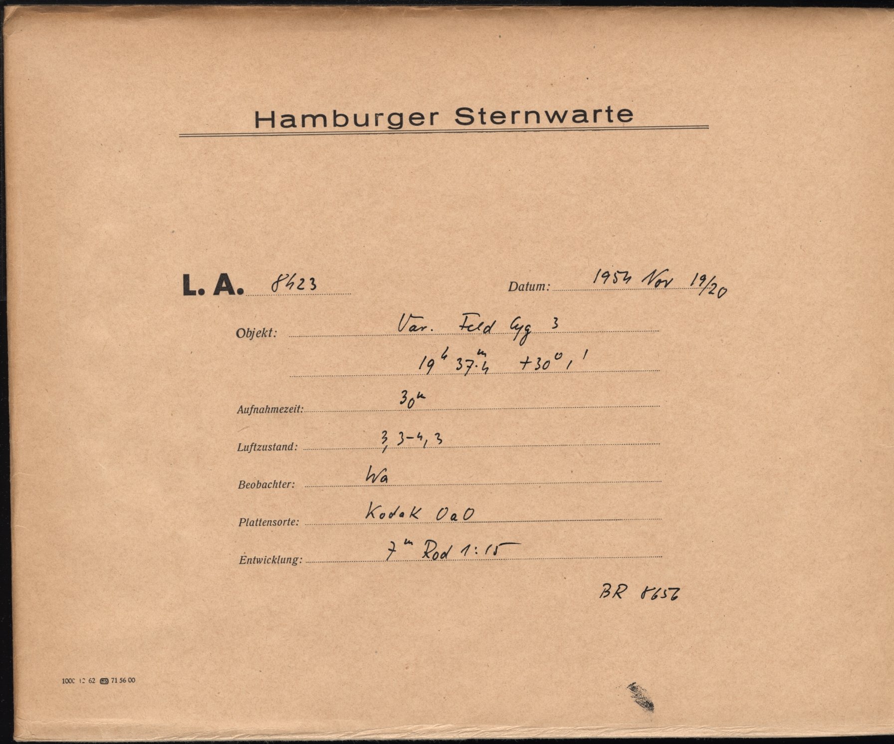 Plattenhuelle LA08423