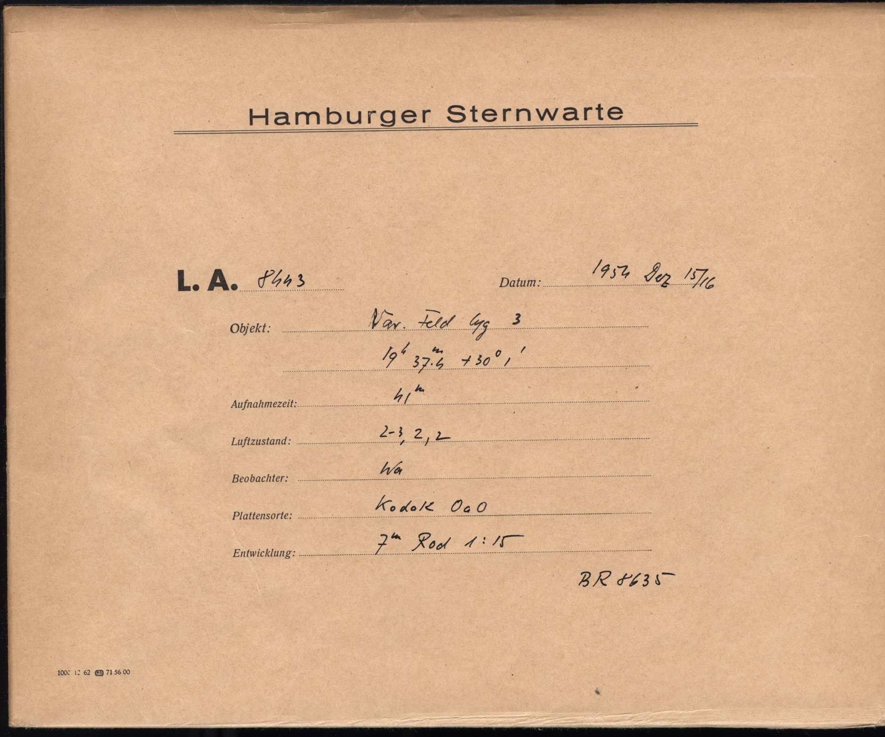 Plattenhuelle LA08443