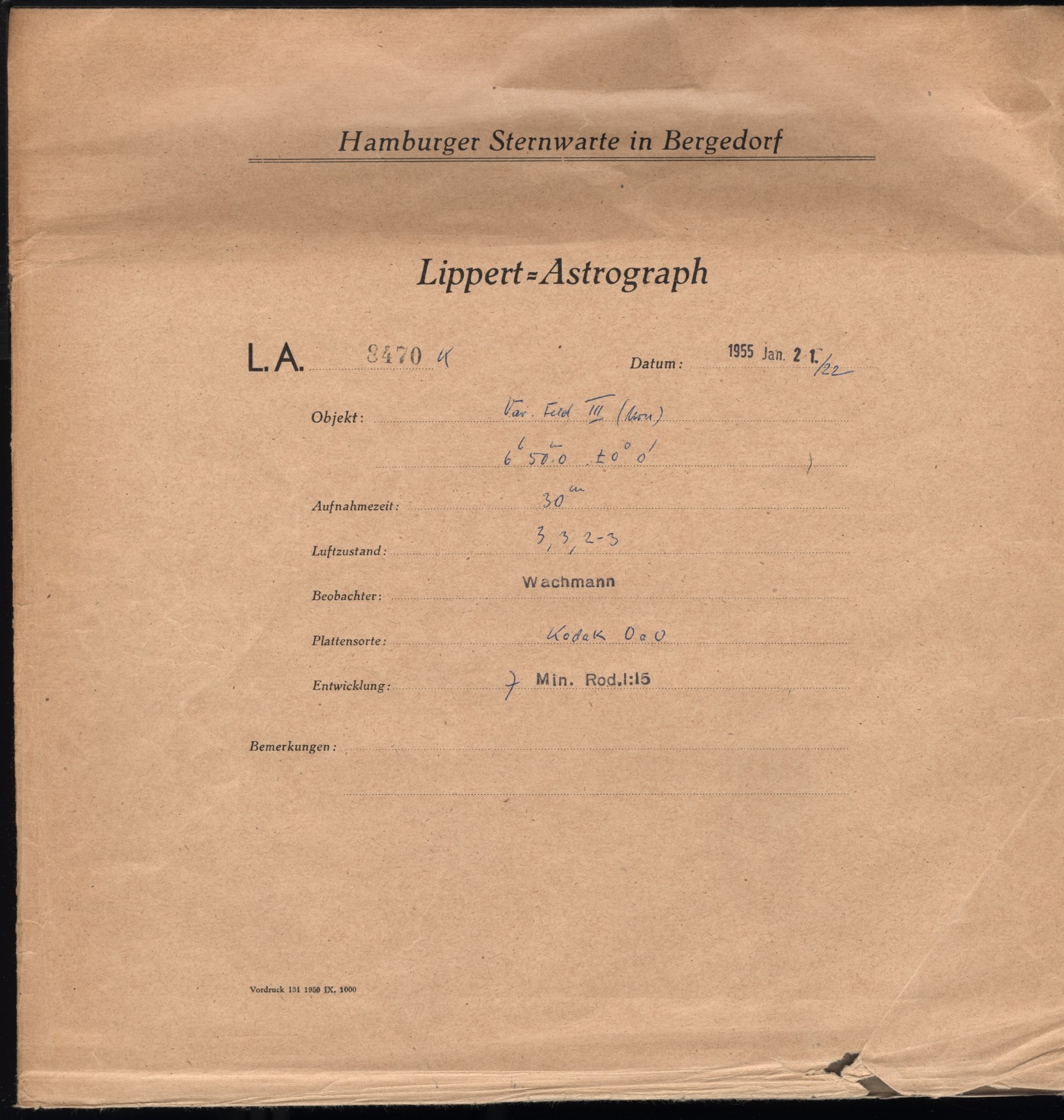 Plattenhuelle LA08470
