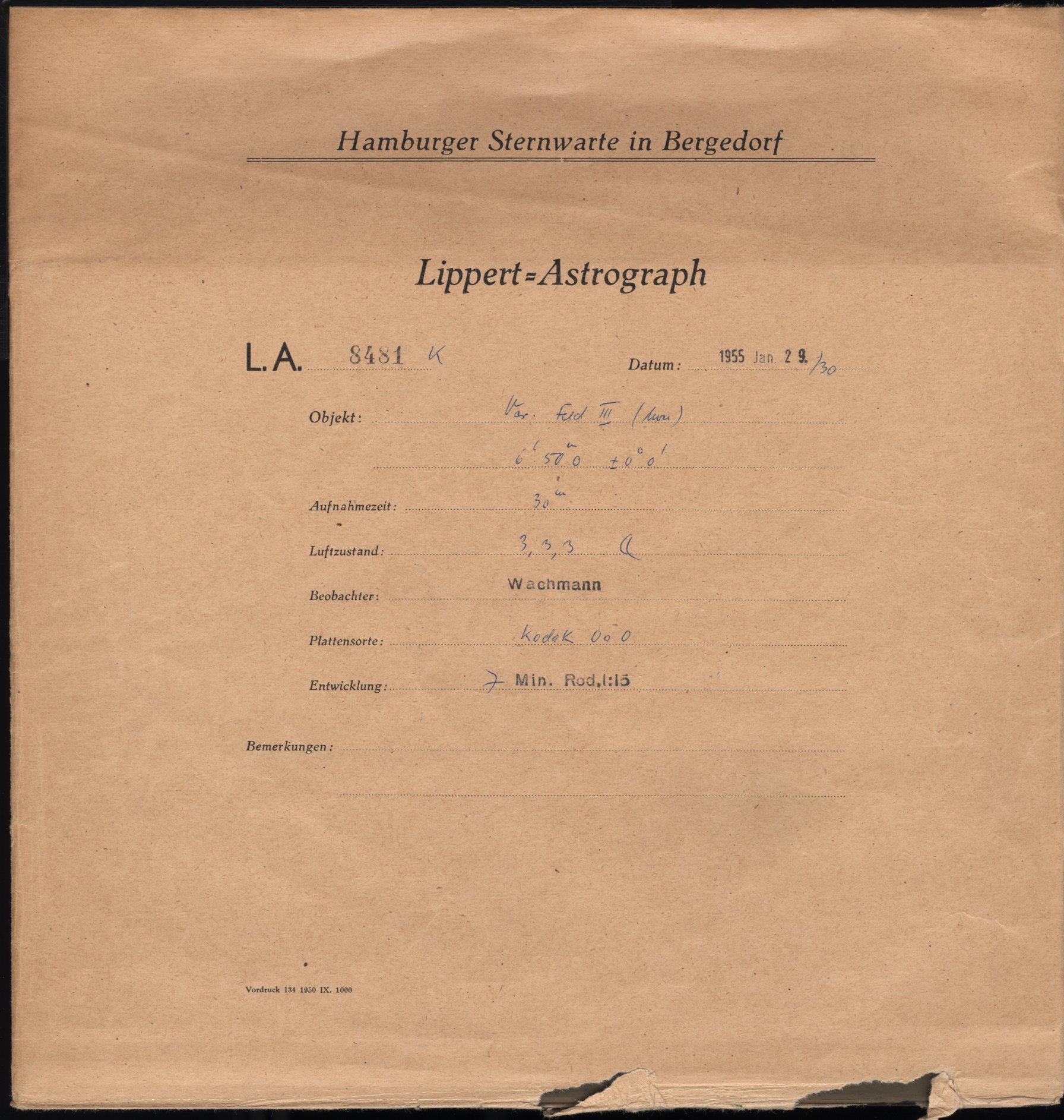 Plattenhuelle LA08481