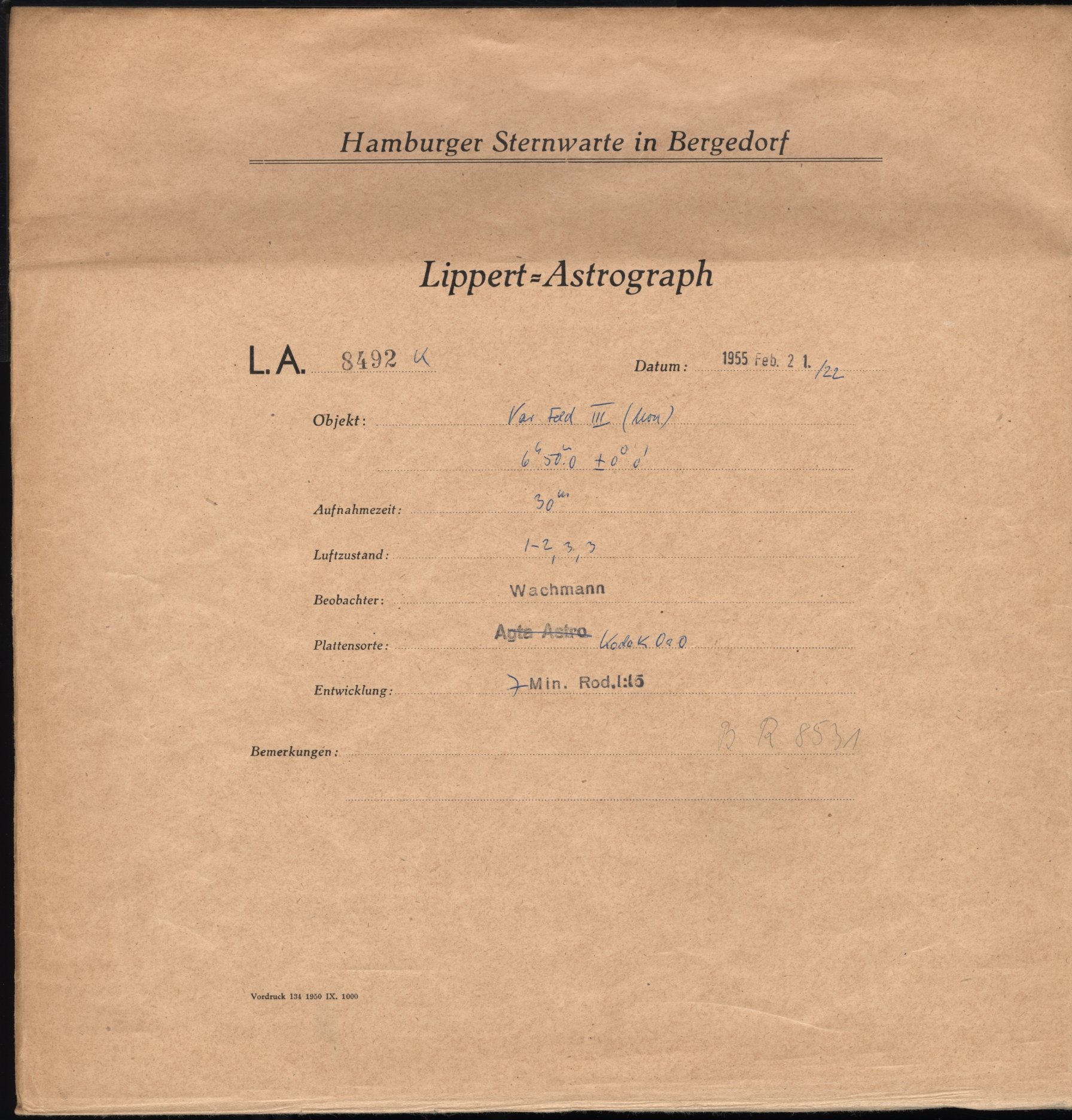 Plattenhuelle LA08492