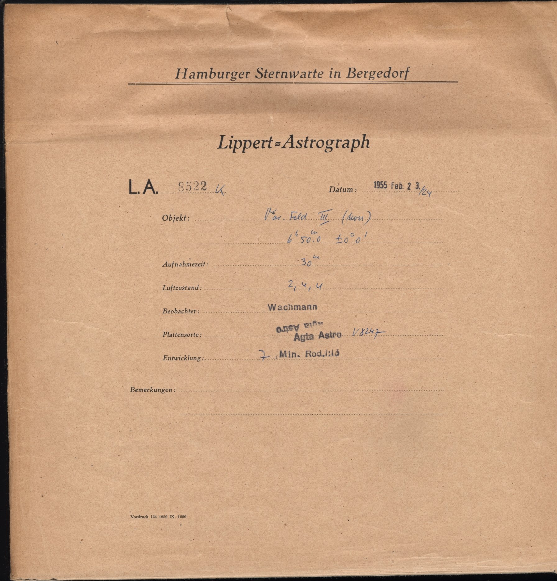Plattenhuelle LA08522