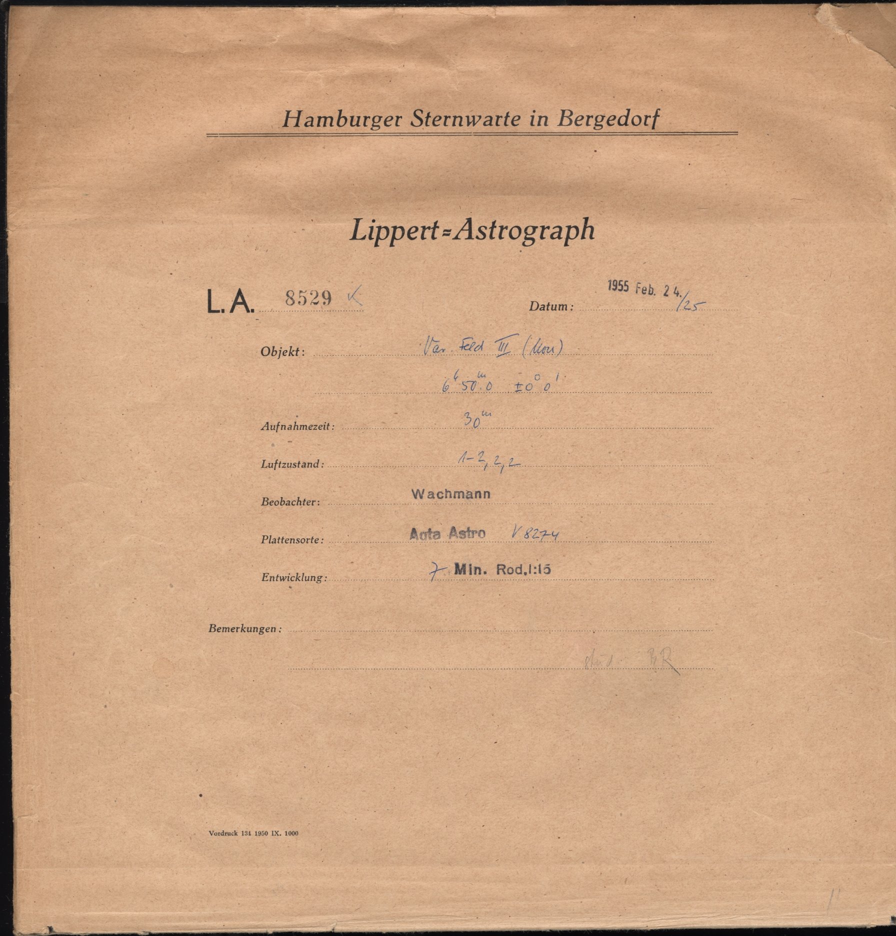 Plattenhuelle LA08529