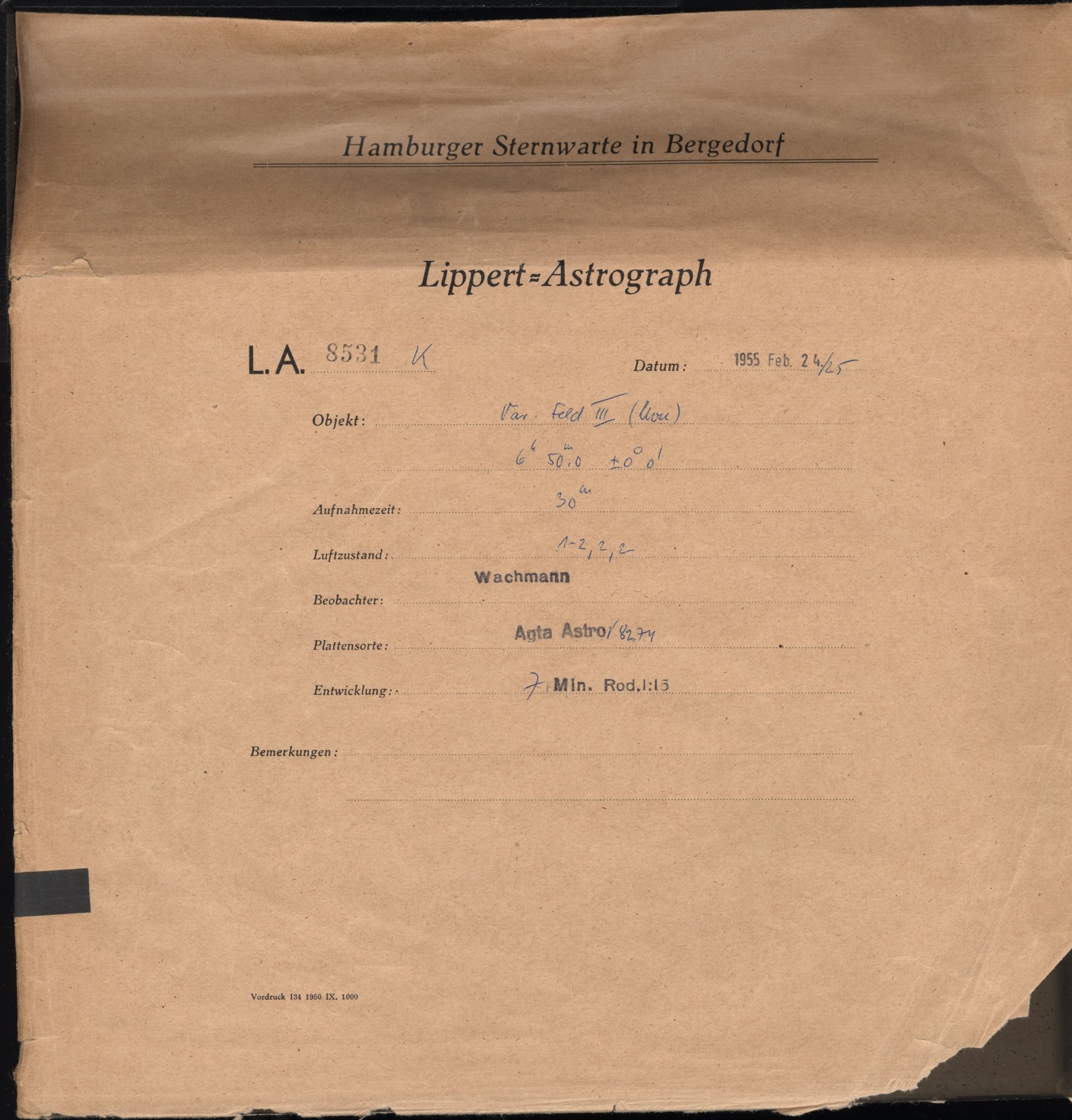 Plattenhuelle LA08531