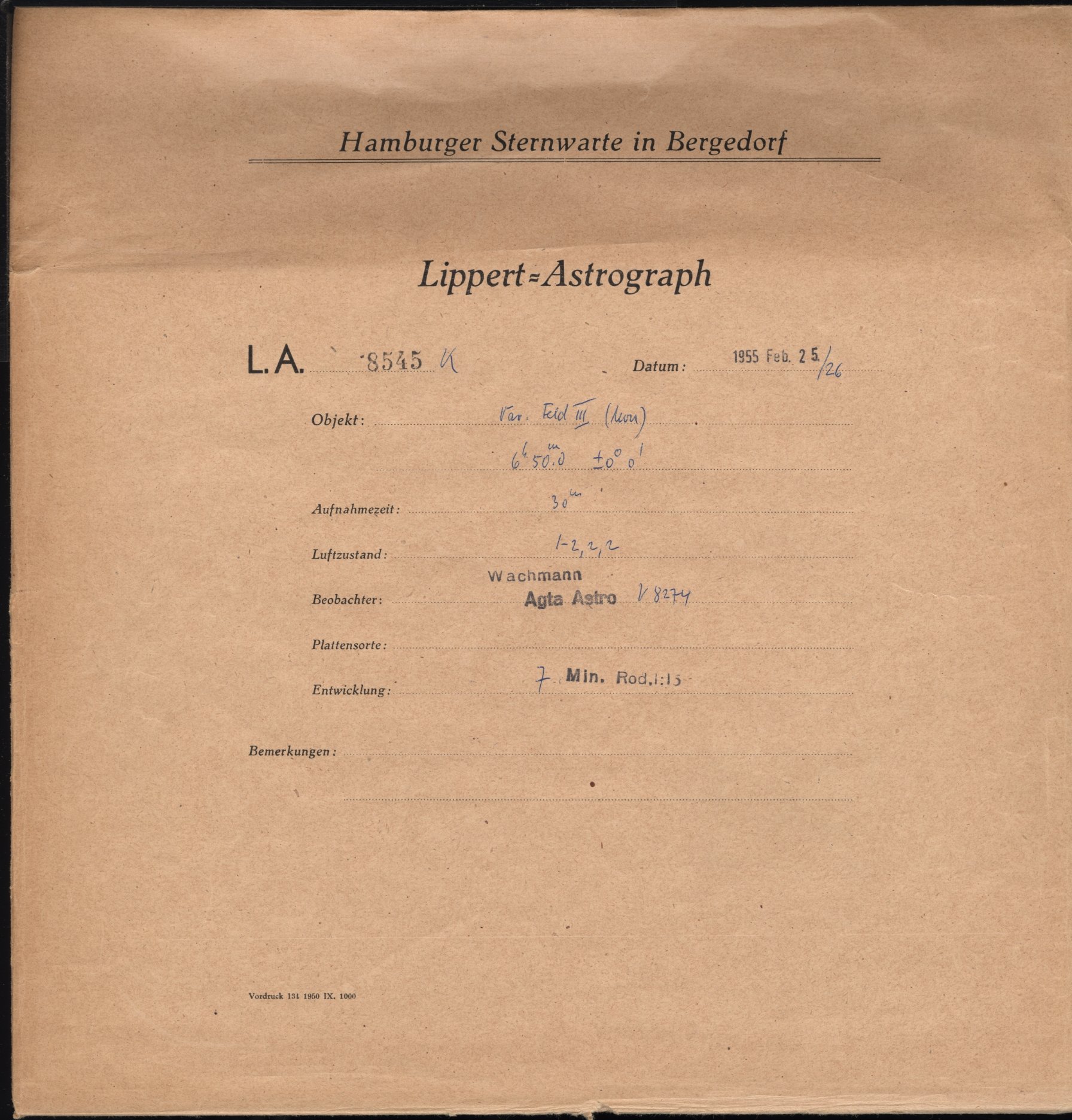 Plattenhuelle LA08545