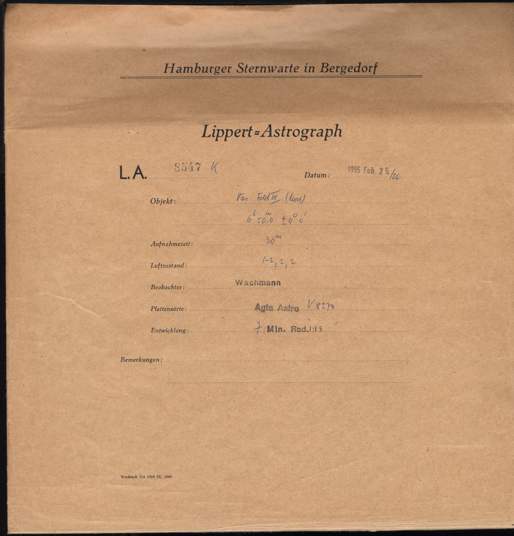 Plattenhuelle LA08547
