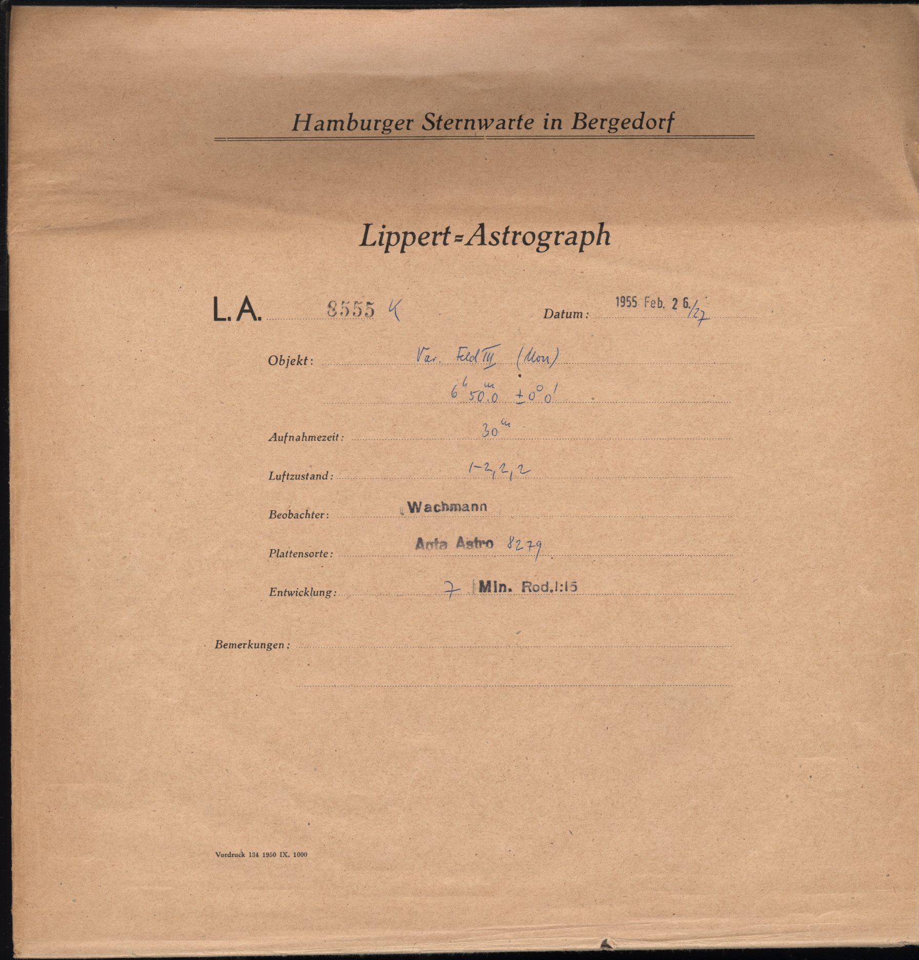 Plattenhuelle LA08555