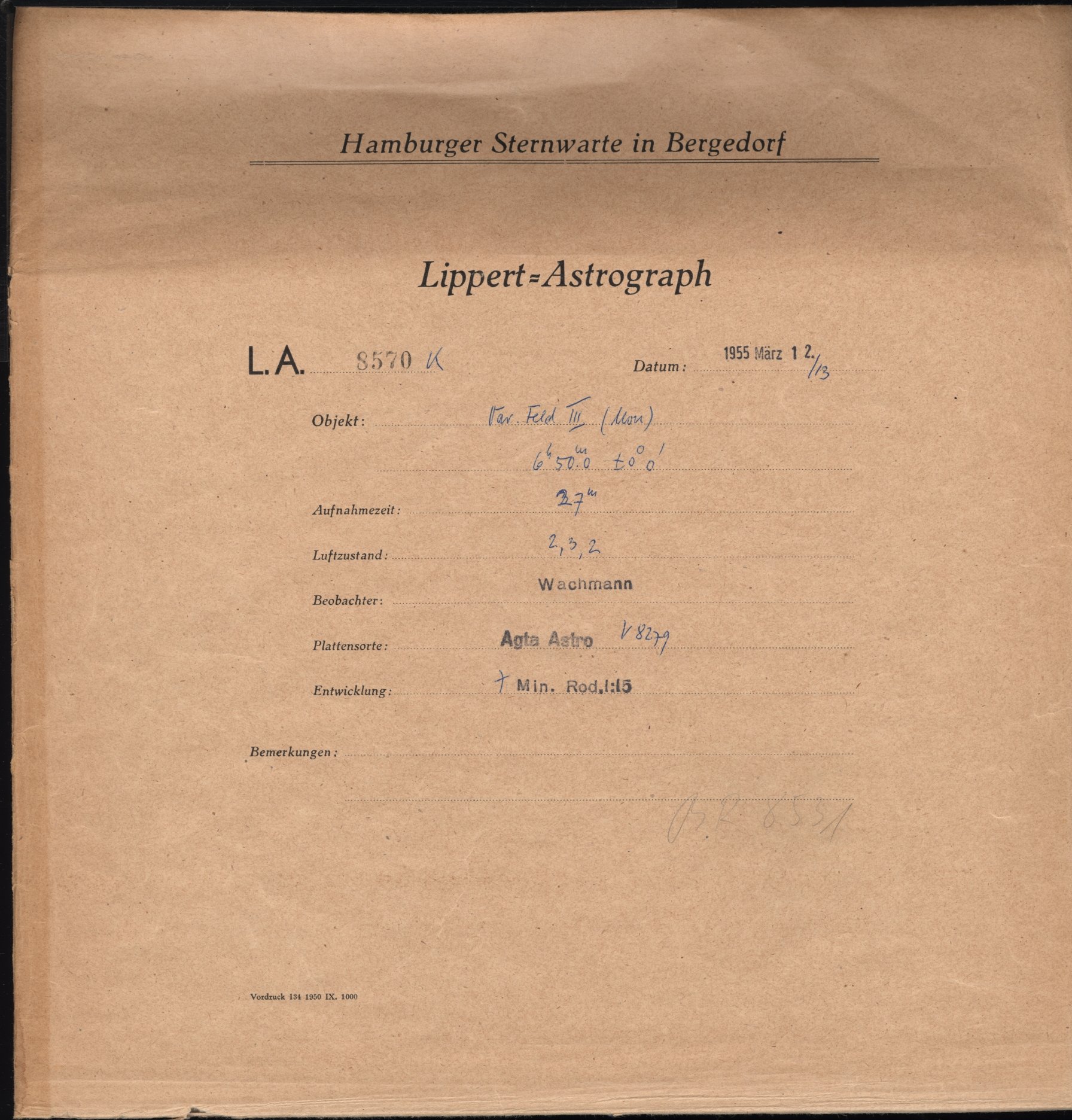Plattenhuelle LA08570