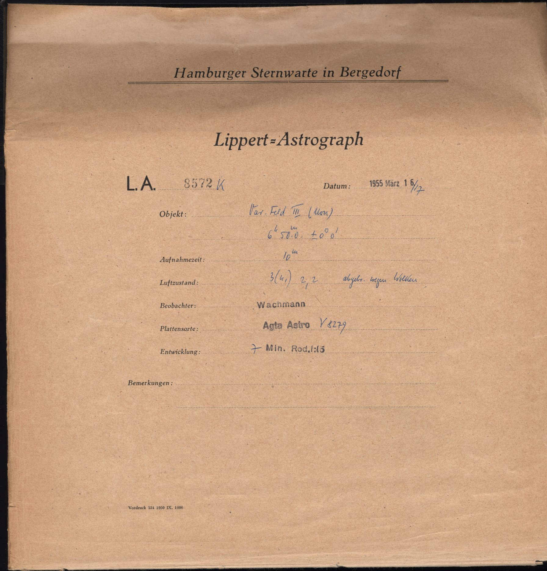 Plattenhuelle LA08572