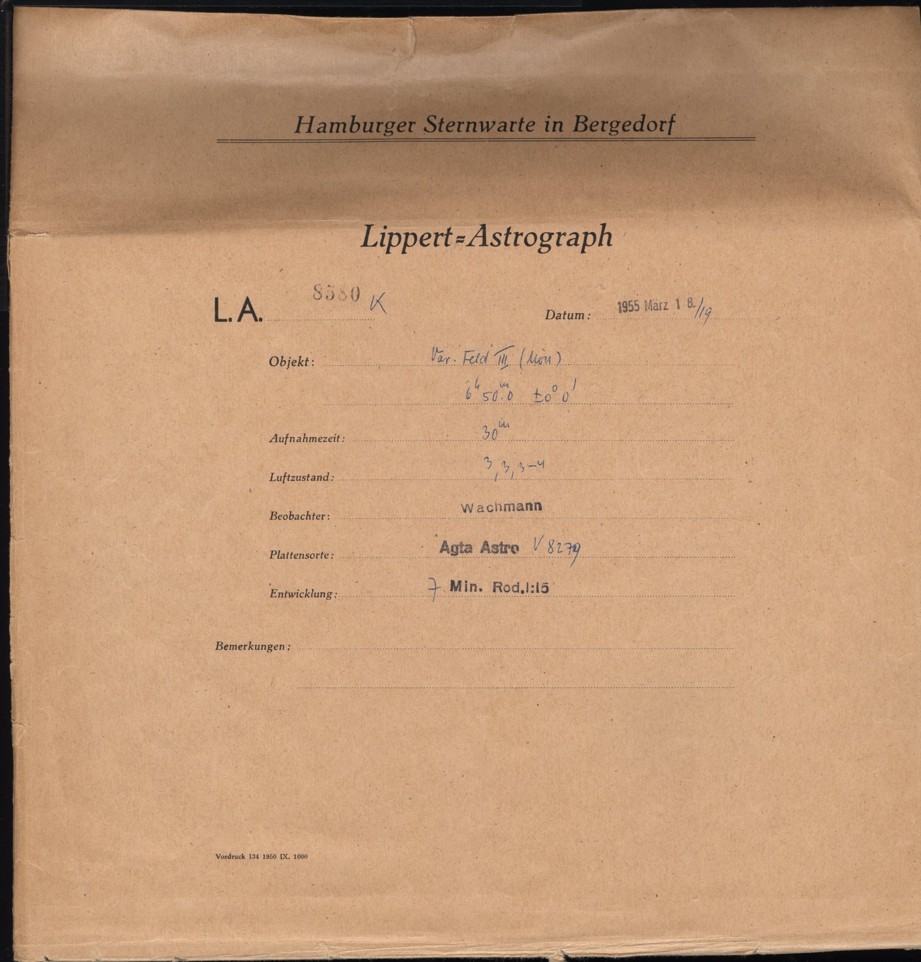 Plattenhuelle LA08580