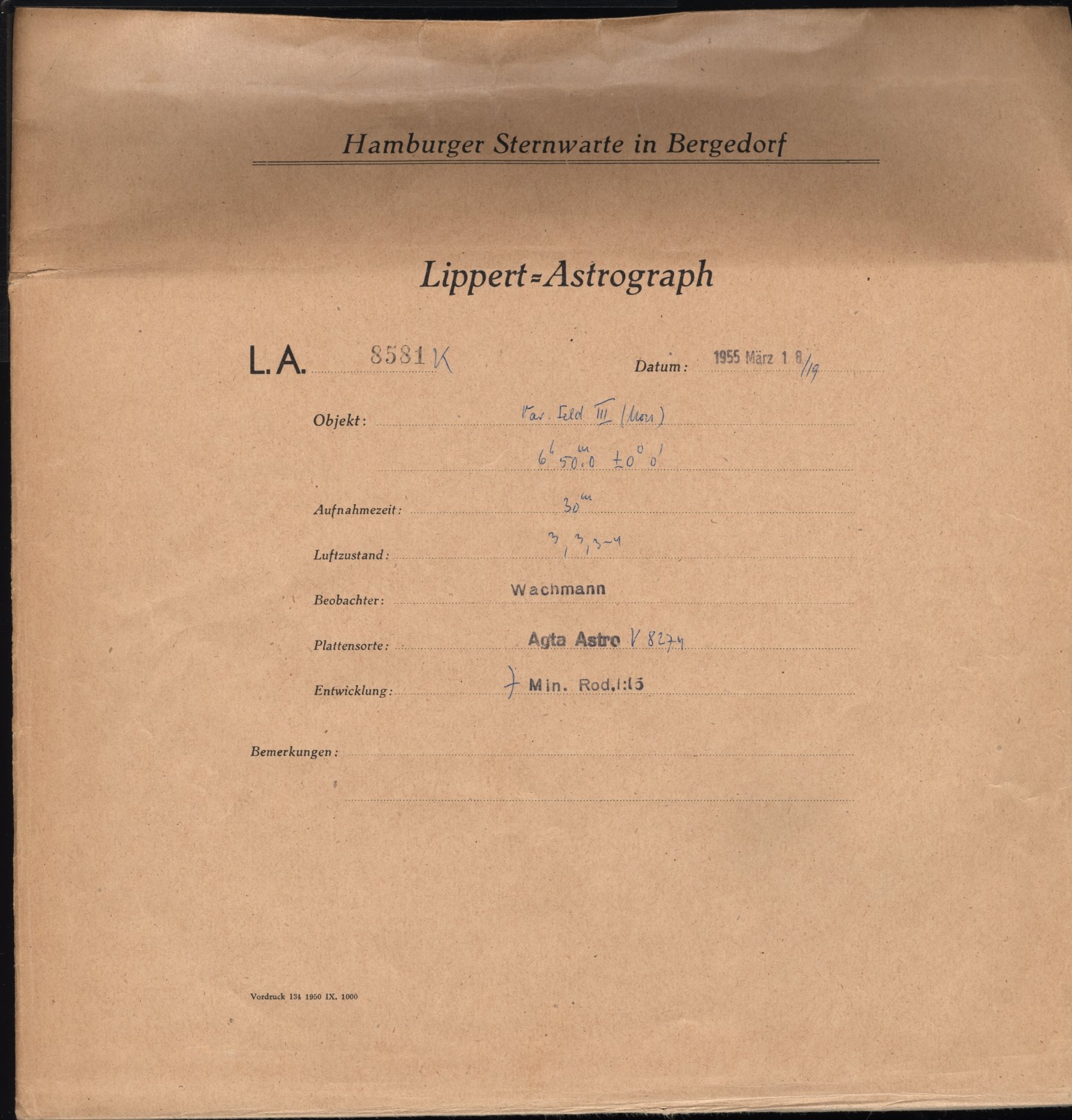 Plattenhuelle LA08581