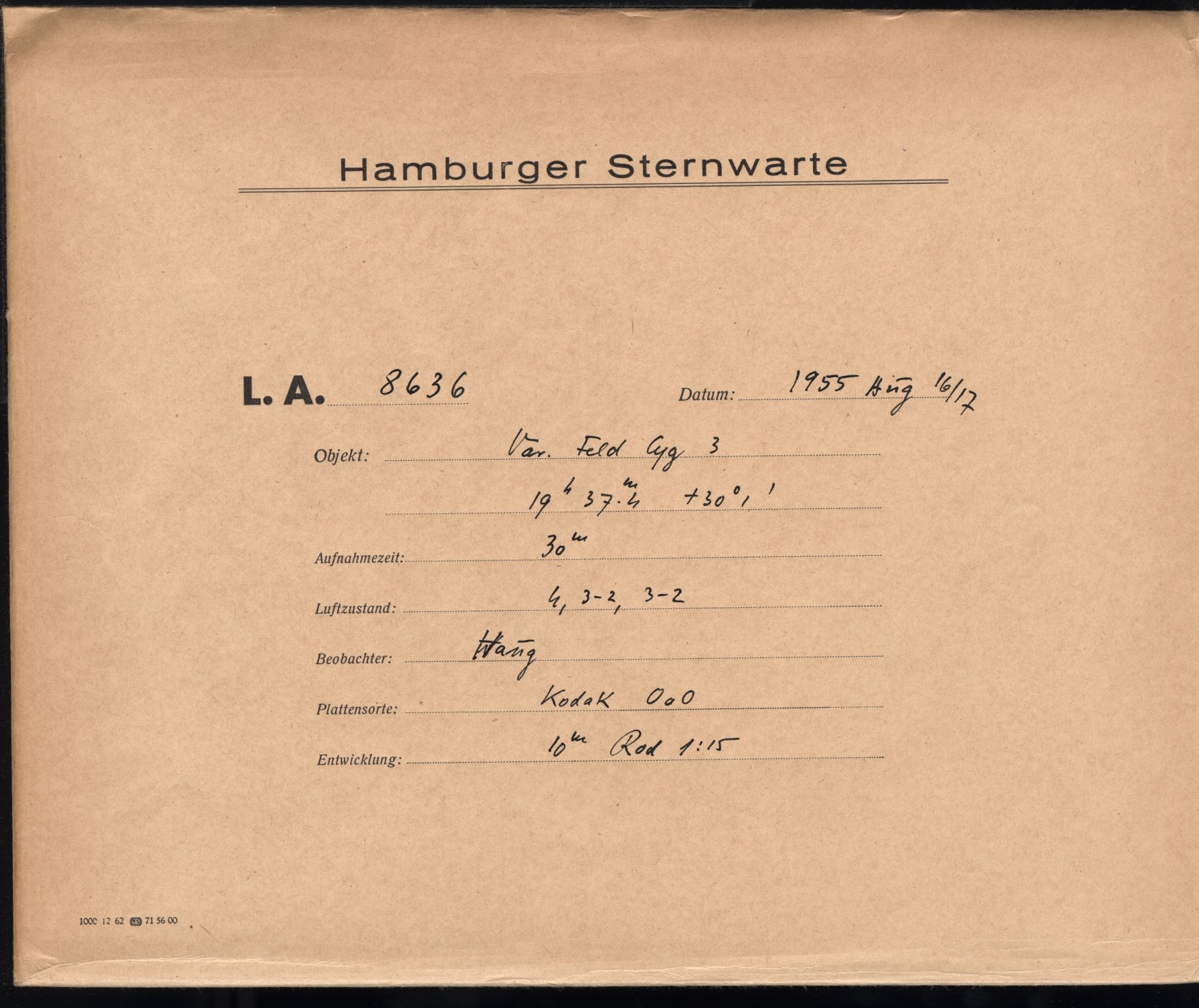 Plattenhuelle LA08636