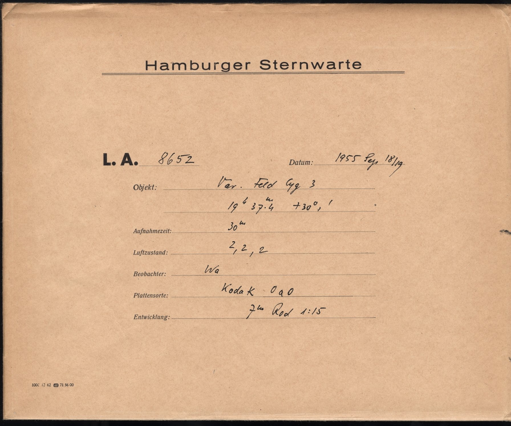 Plattenhuelle LA08652