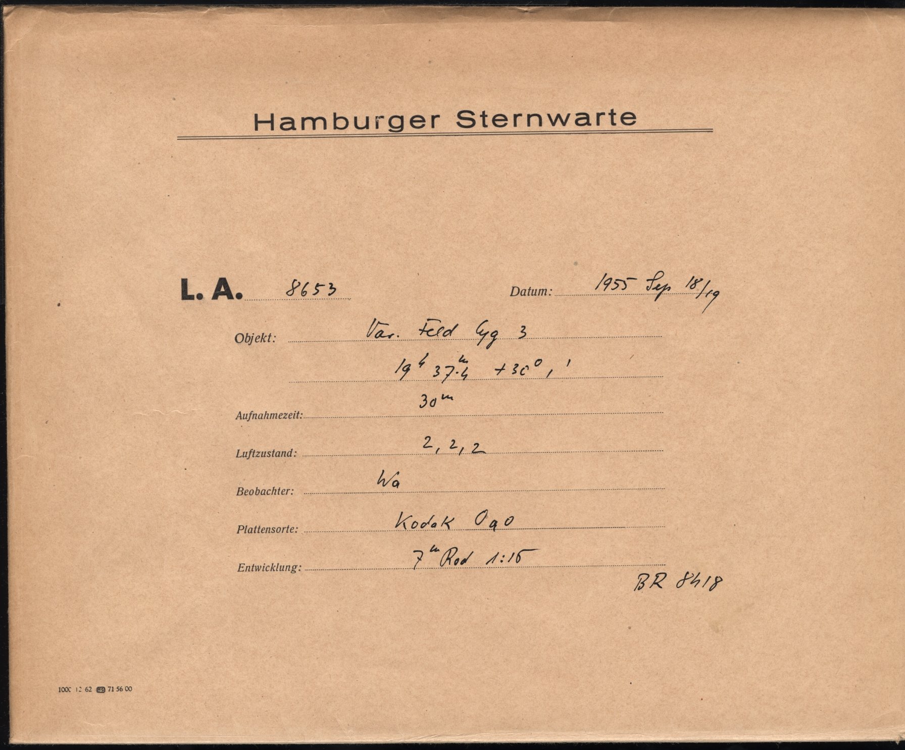 Plattenhuelle LA08653