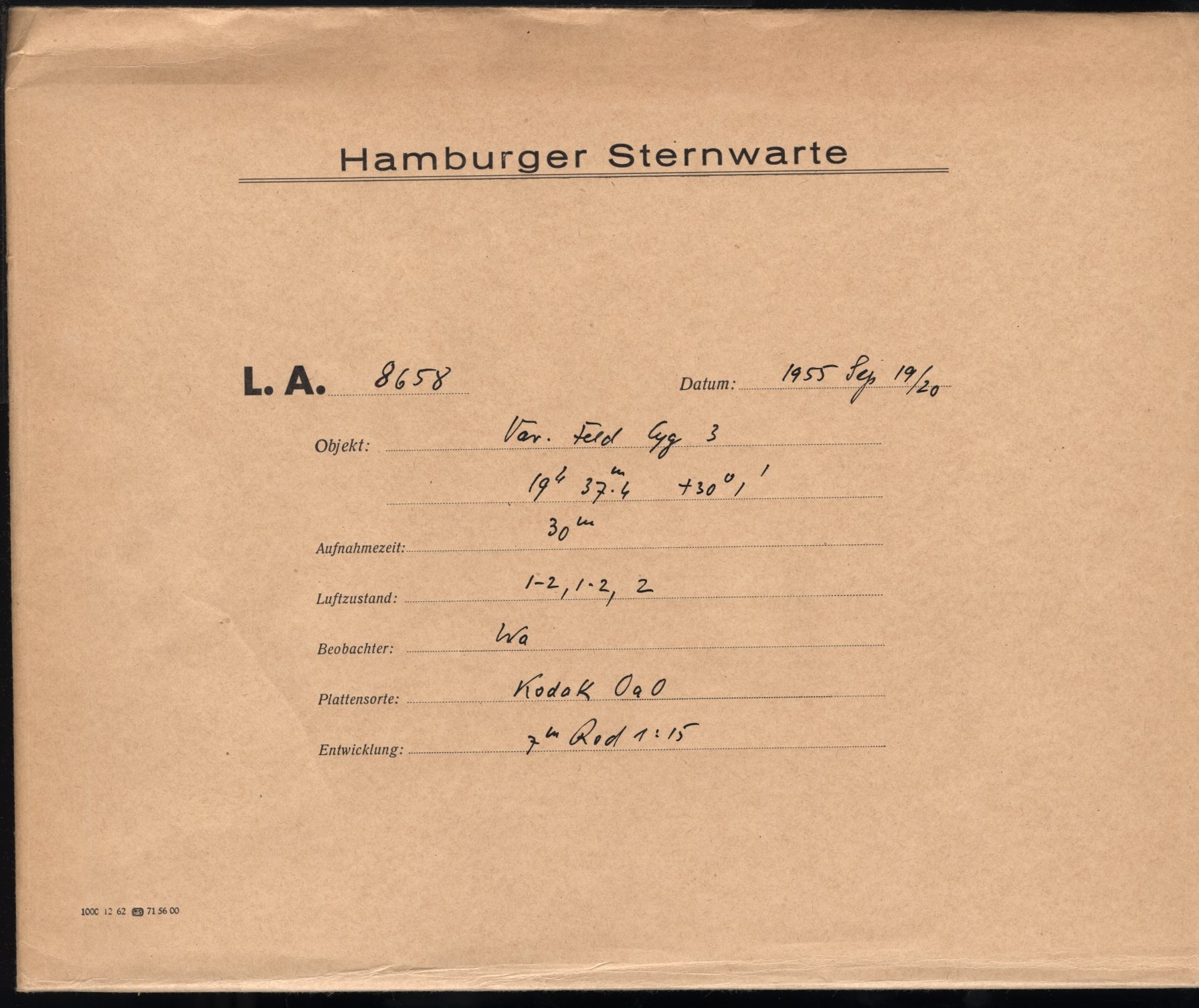 Plattenhuelle LA08658