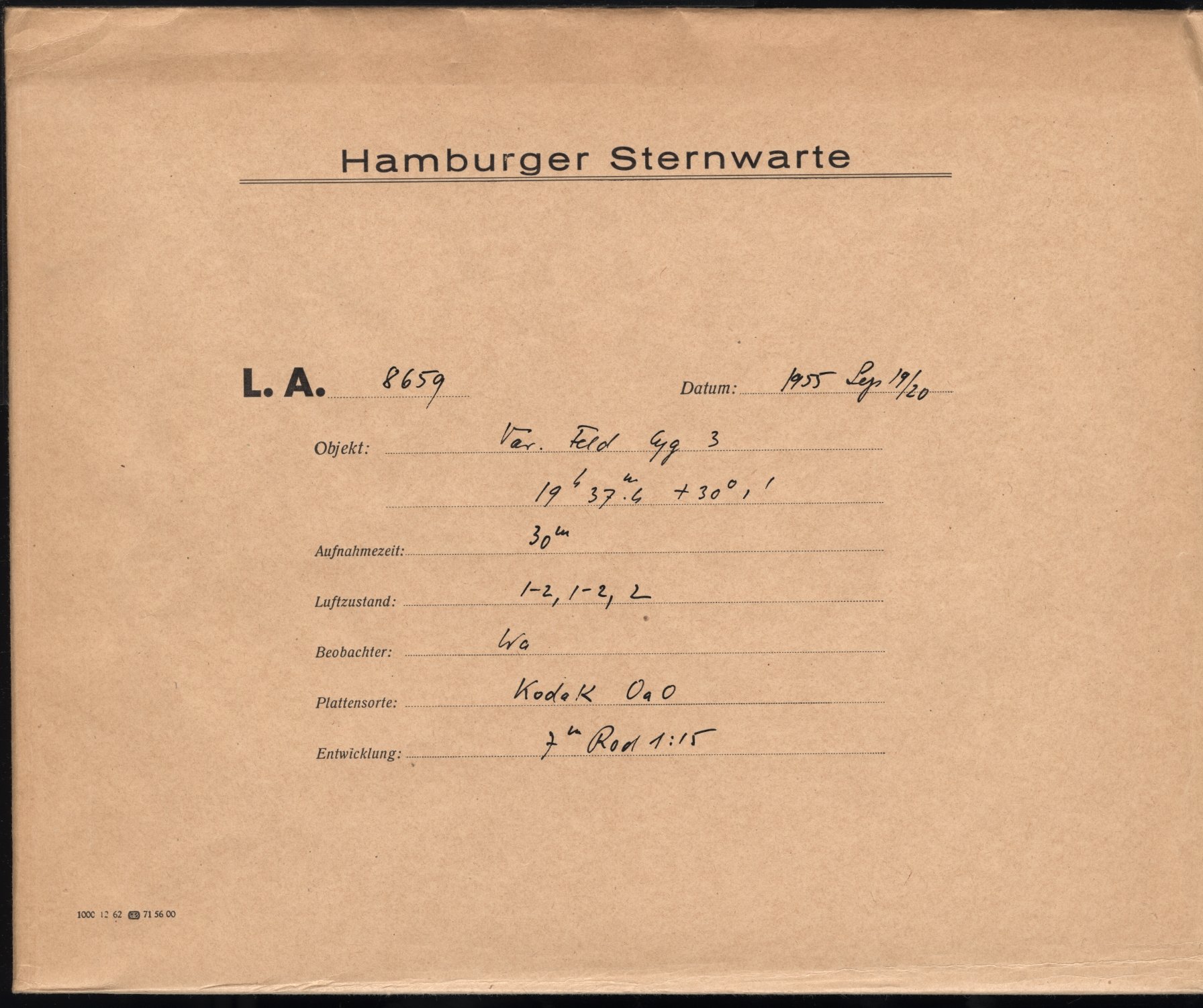 Plattenhuelle LA08659