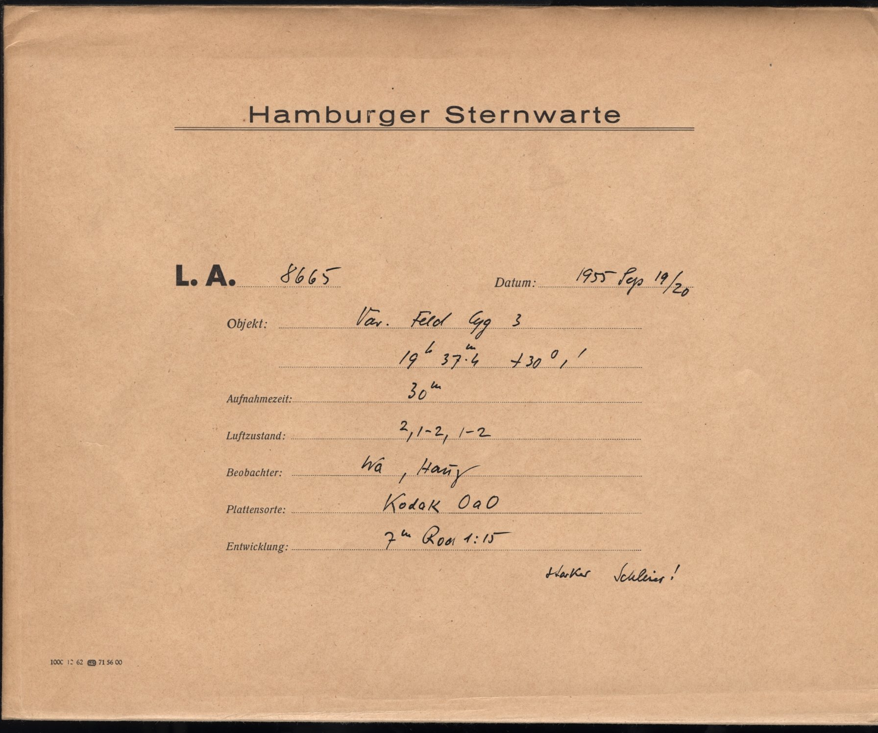 Plattenhuelle LA08665
