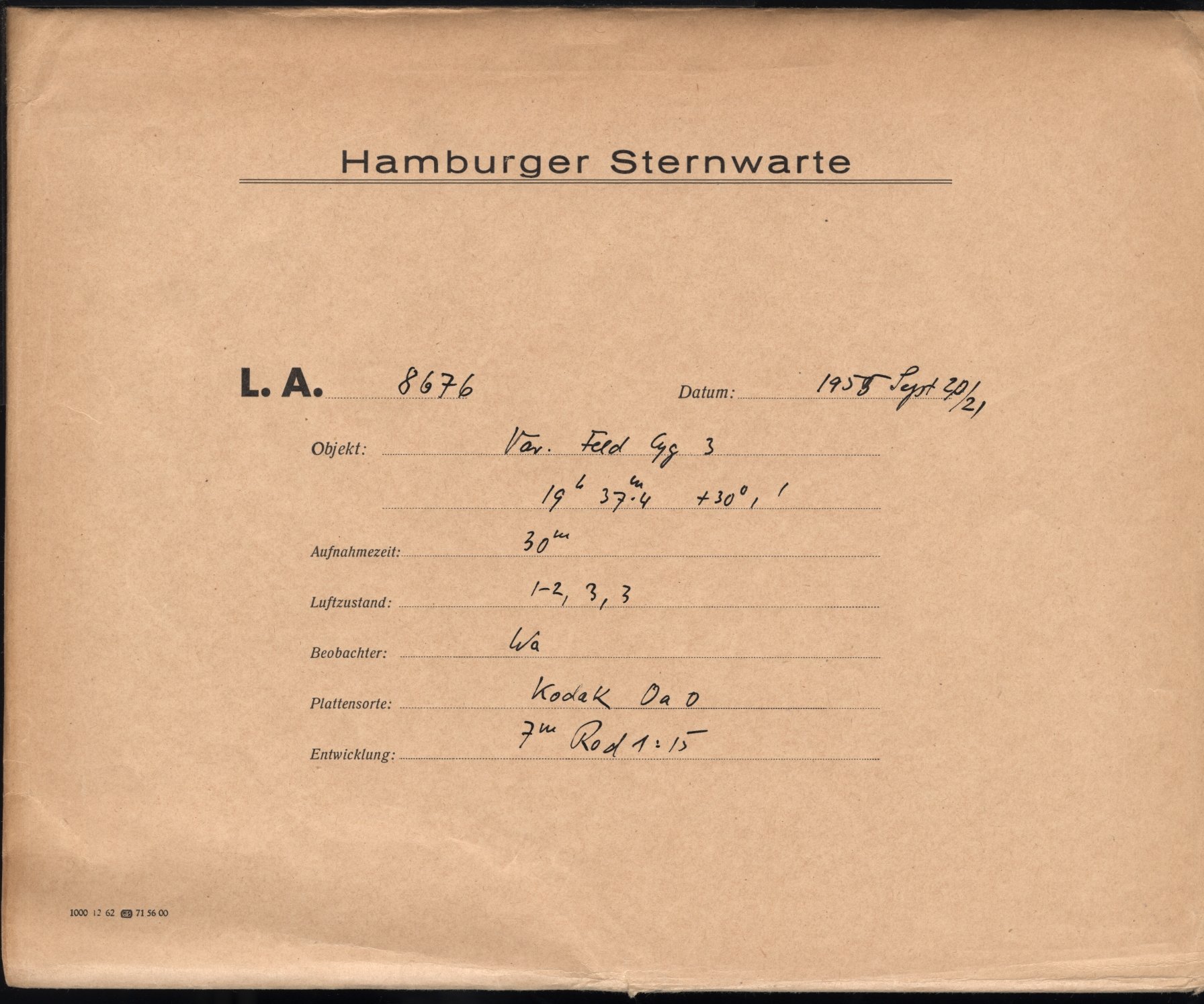 Plattenhuelle LA08676