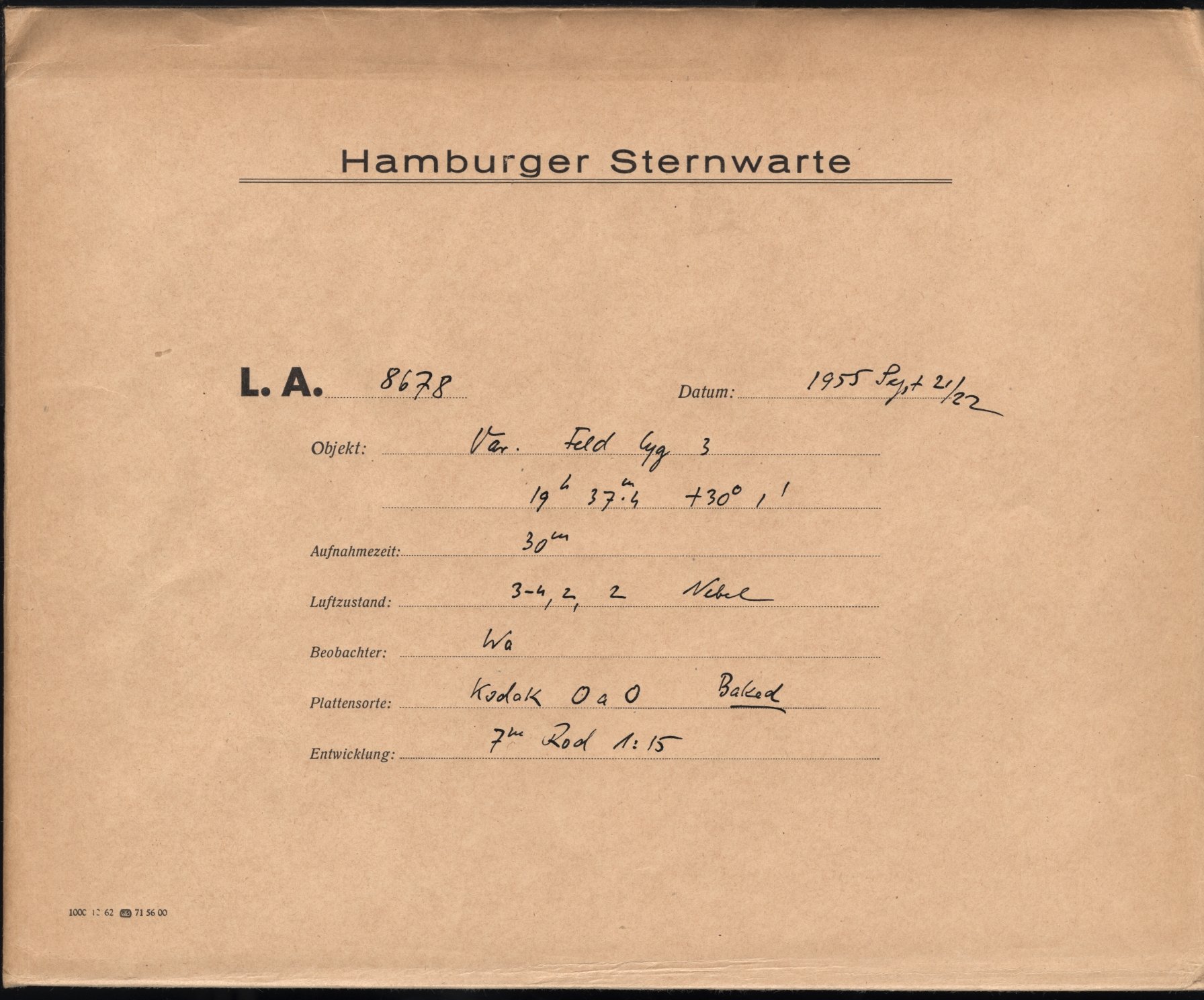Plattenhuelle LA08678