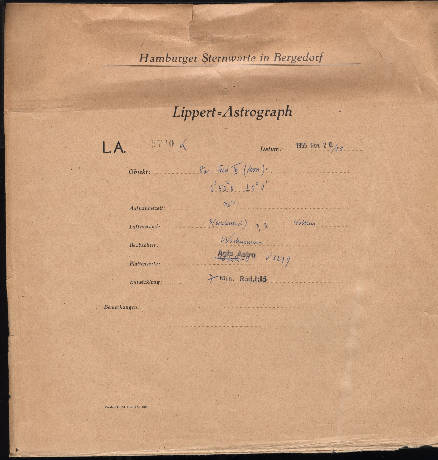 Plattenhuelle LA08730