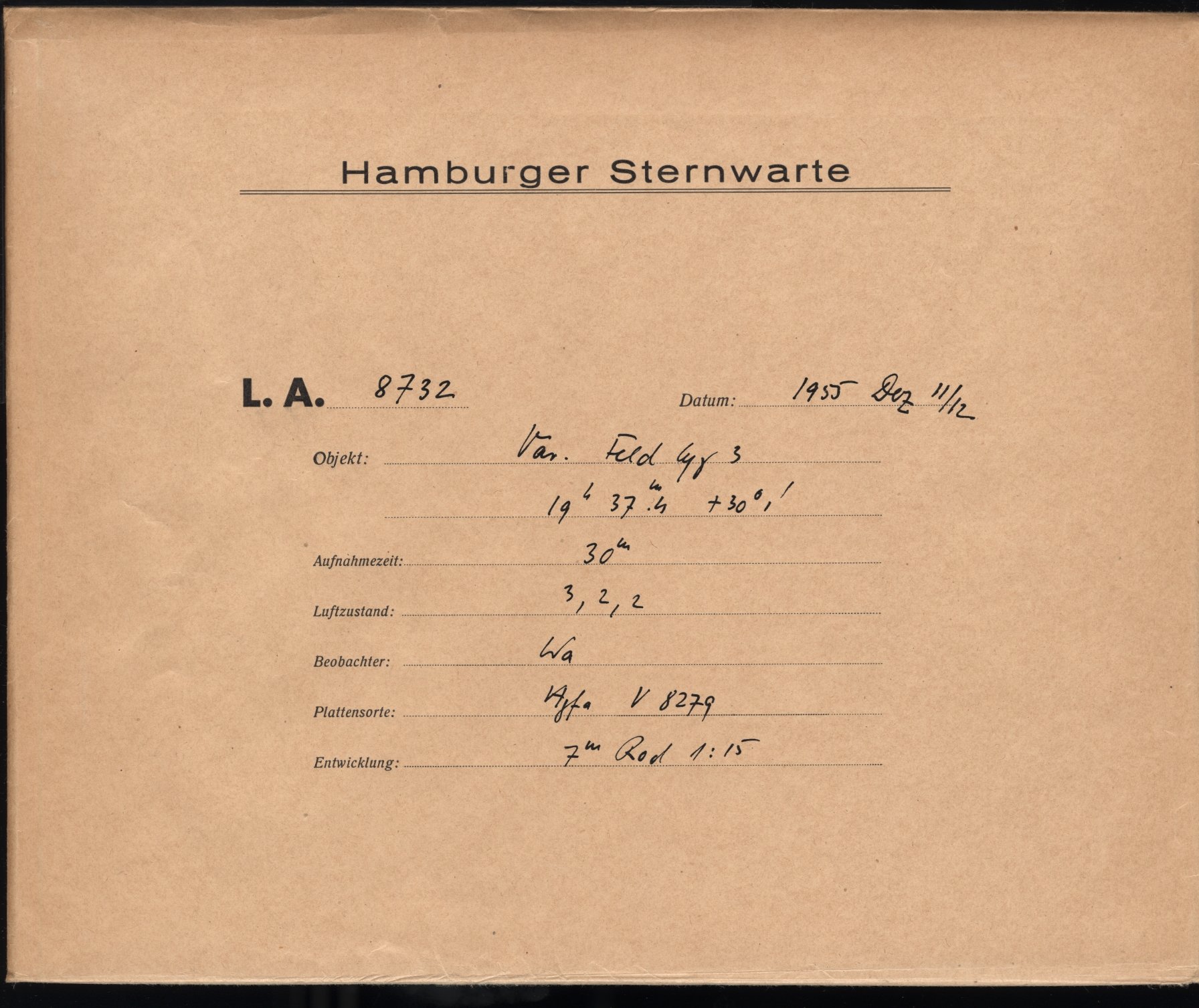 Plattenhuelle LA08732