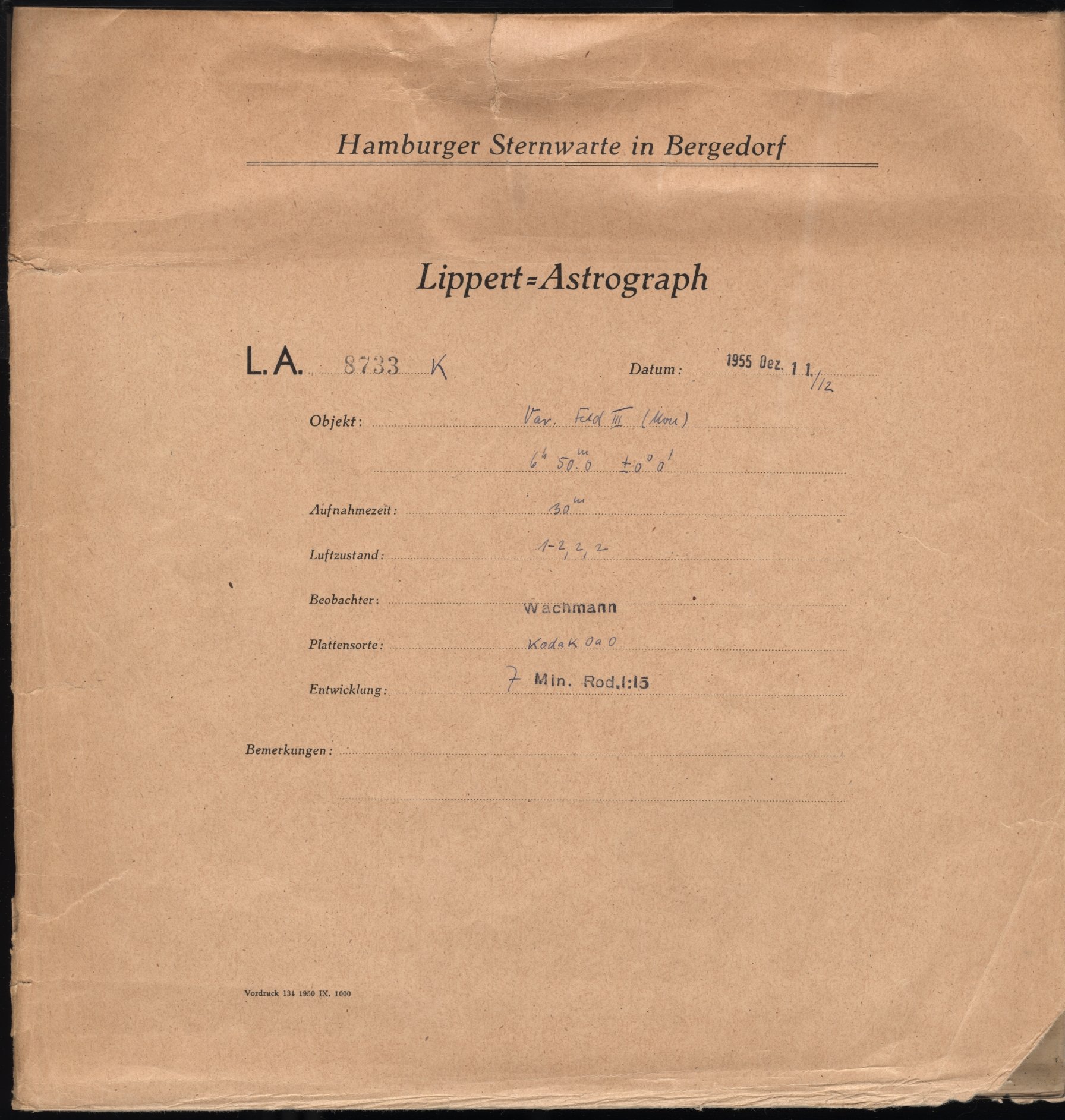 Plattenhuelle LA08733