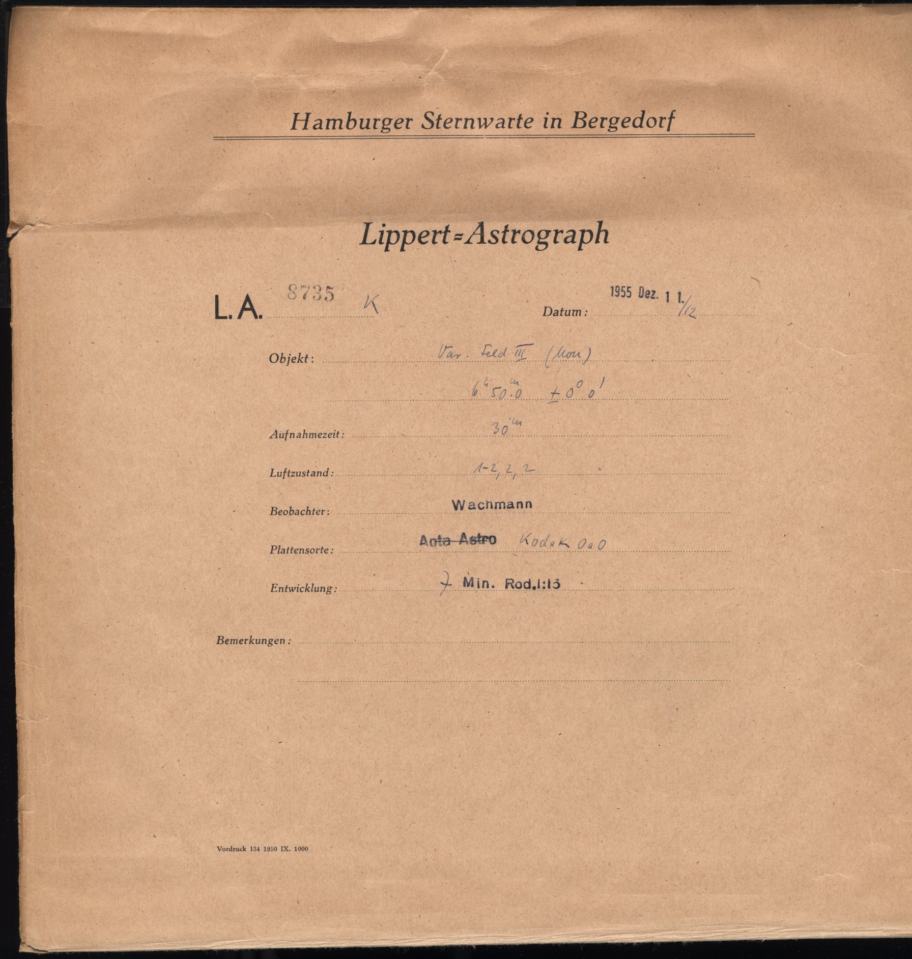 Plattenhuelle LA08735