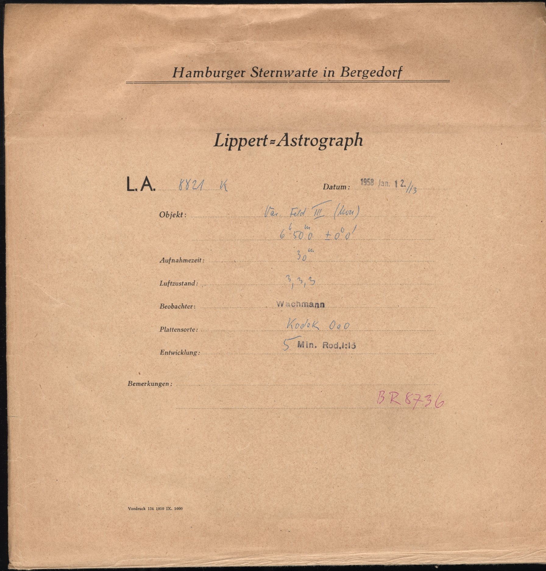 Plattenhuelle LA08821