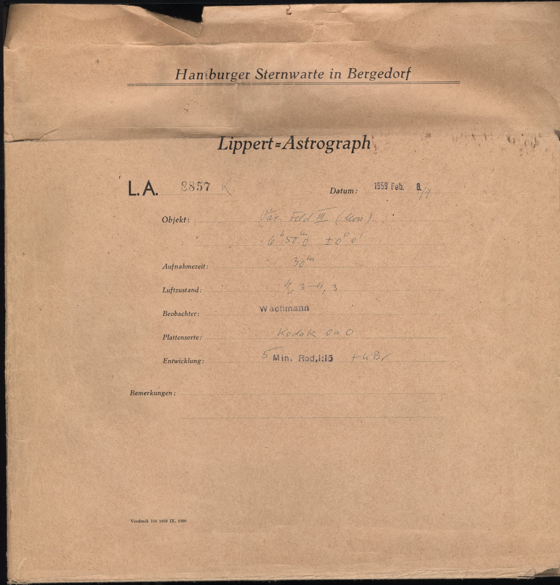 Plattenhuelle LA08857