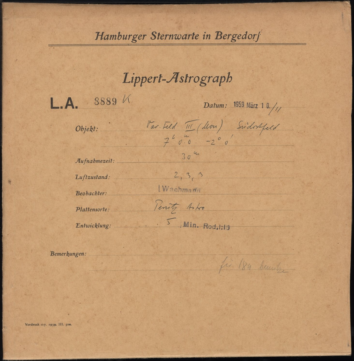 Plattenhuelle LA08889