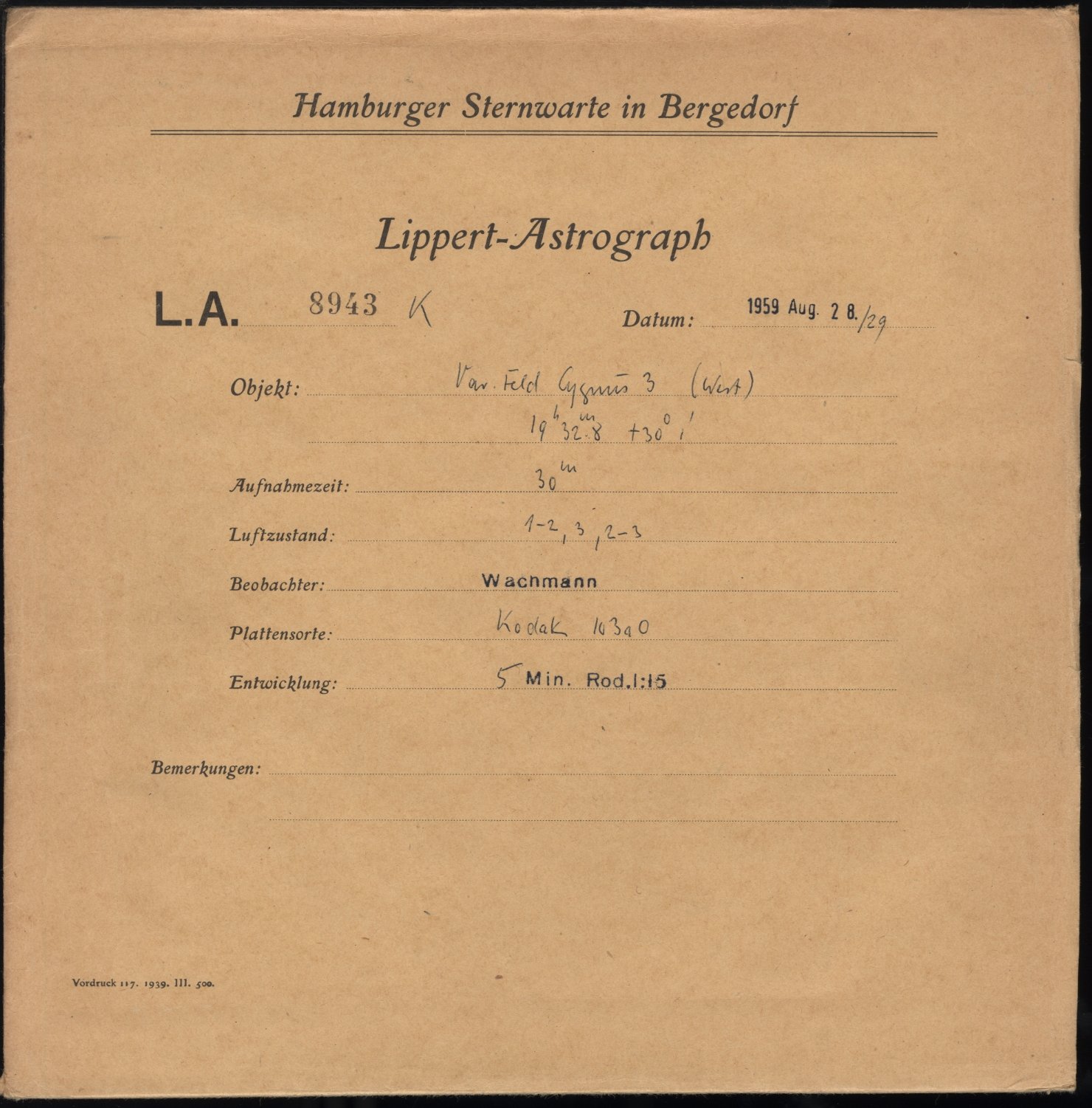 Plattenhuelle LA08943