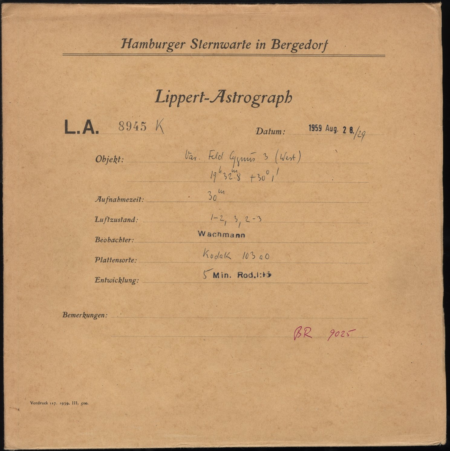 Plattenhuelle LA08945