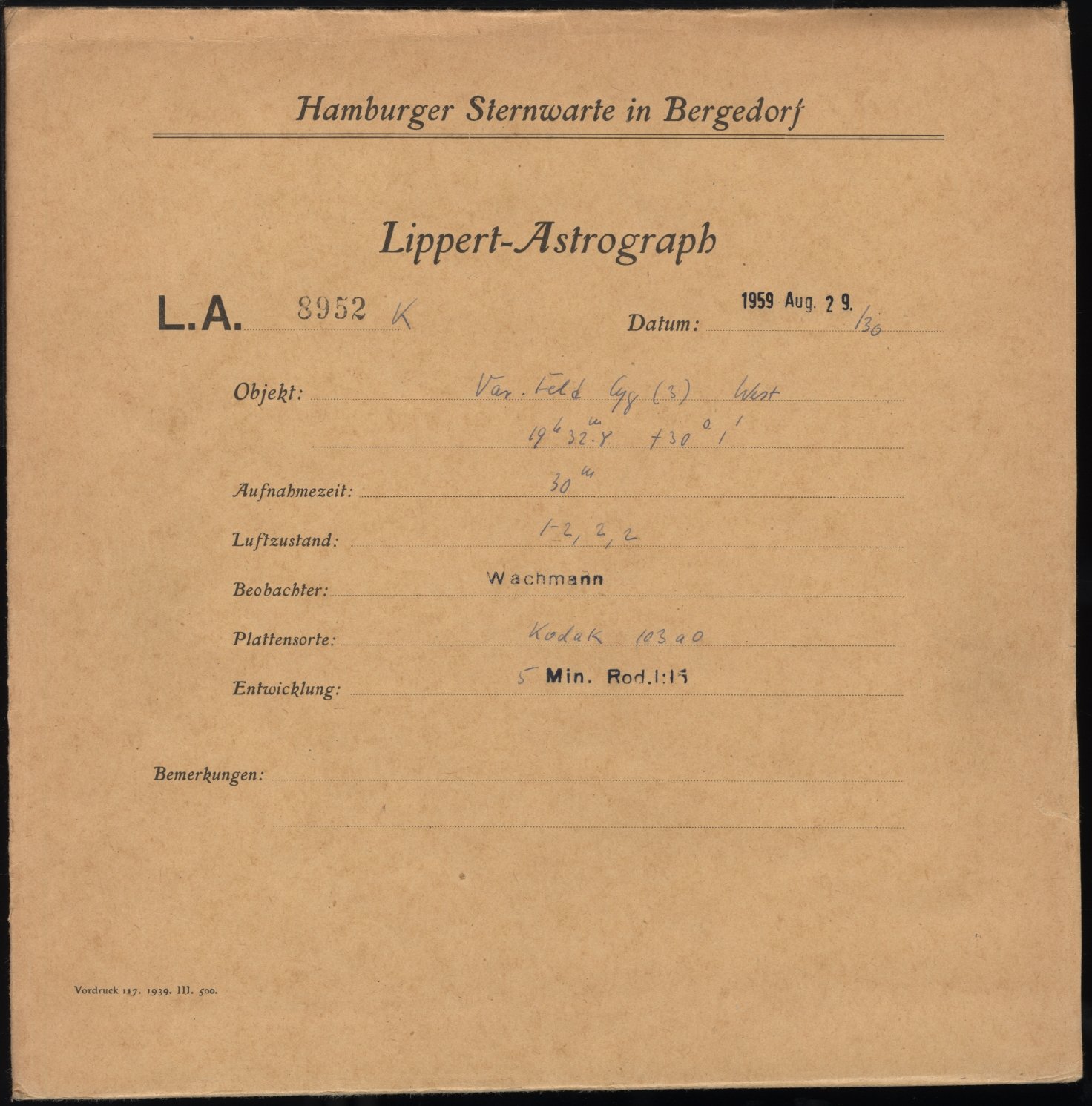 Plattenhuelle LA08952