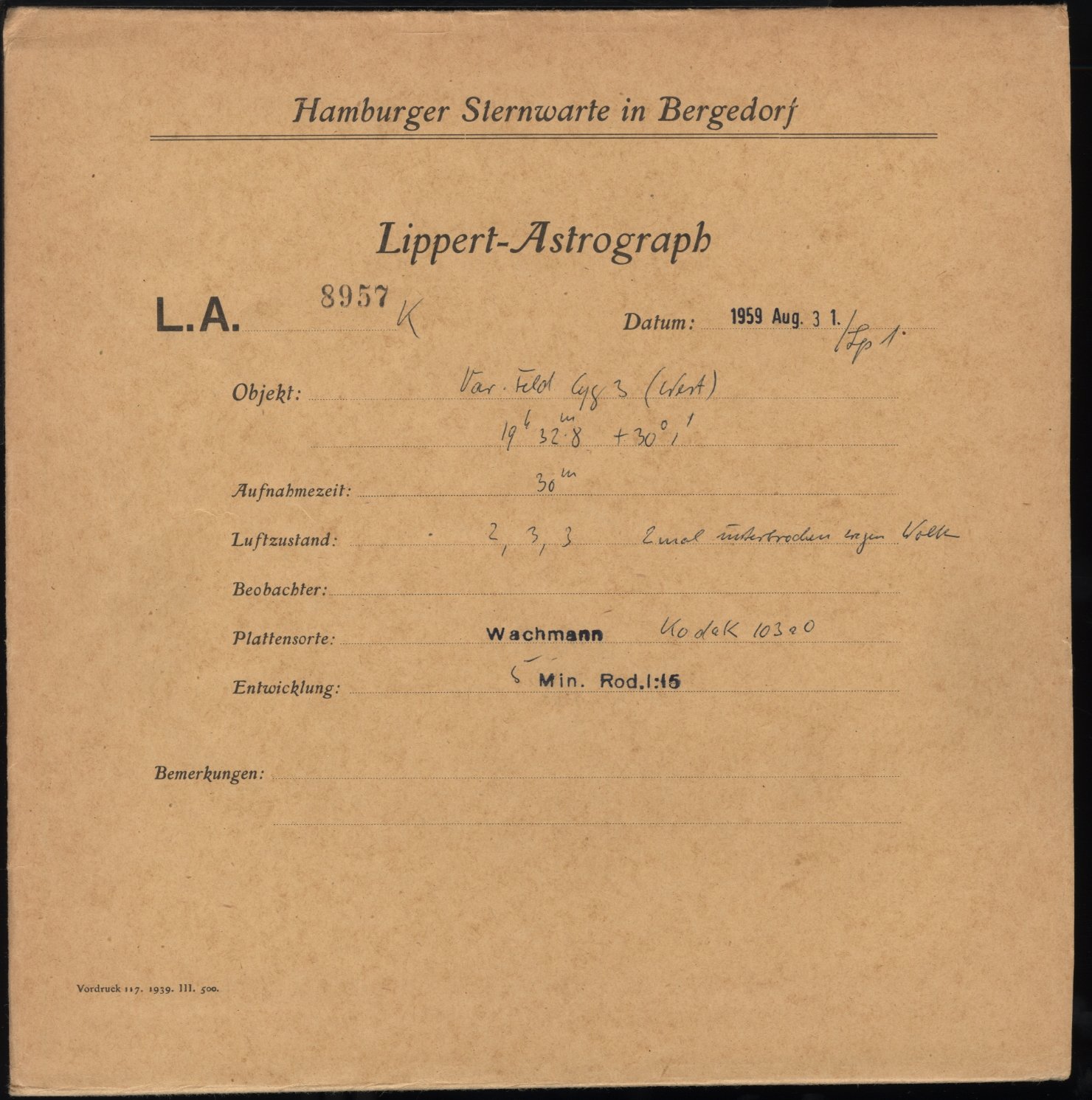 Plattenhuelle LA08957