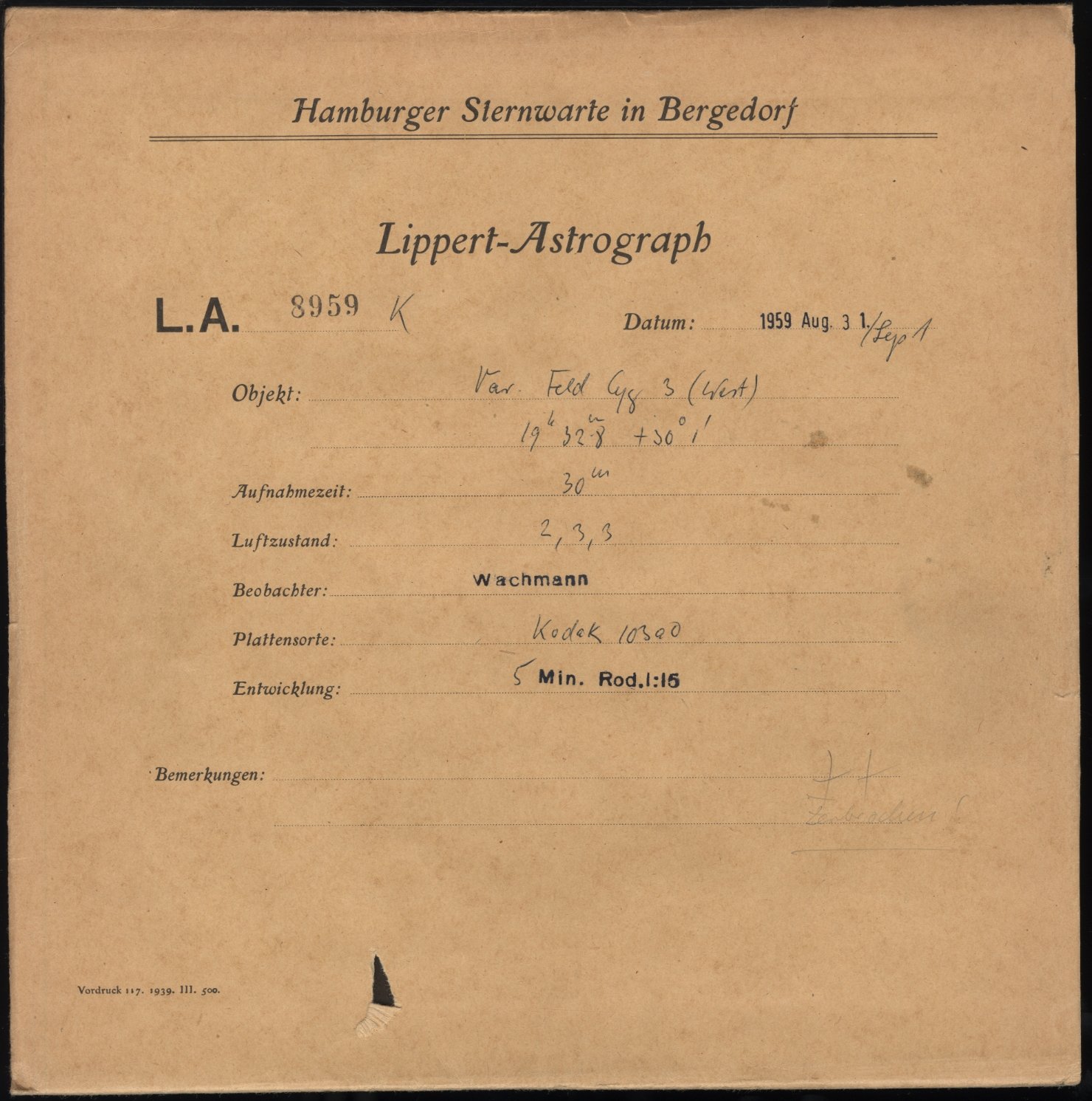Plattenhuelle LA08959