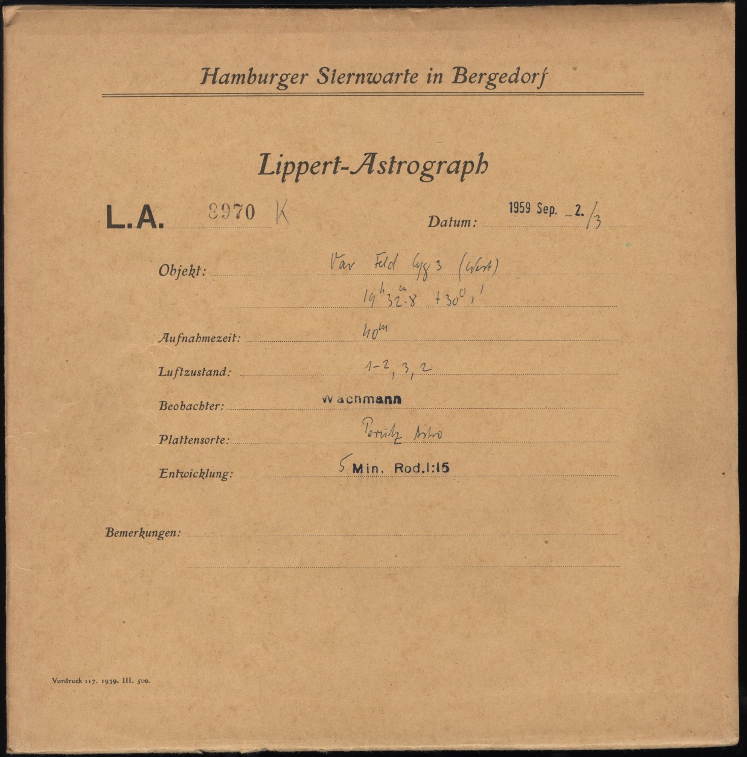 Plattenhuelle LA08970
