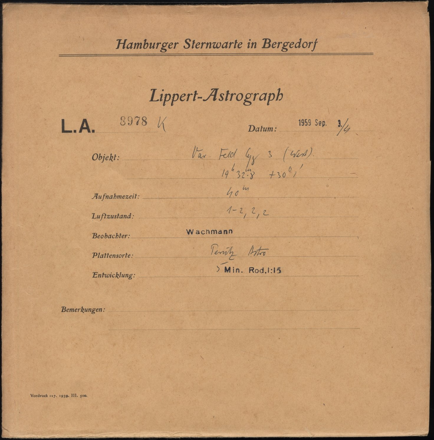 Plattenhuelle LA08978