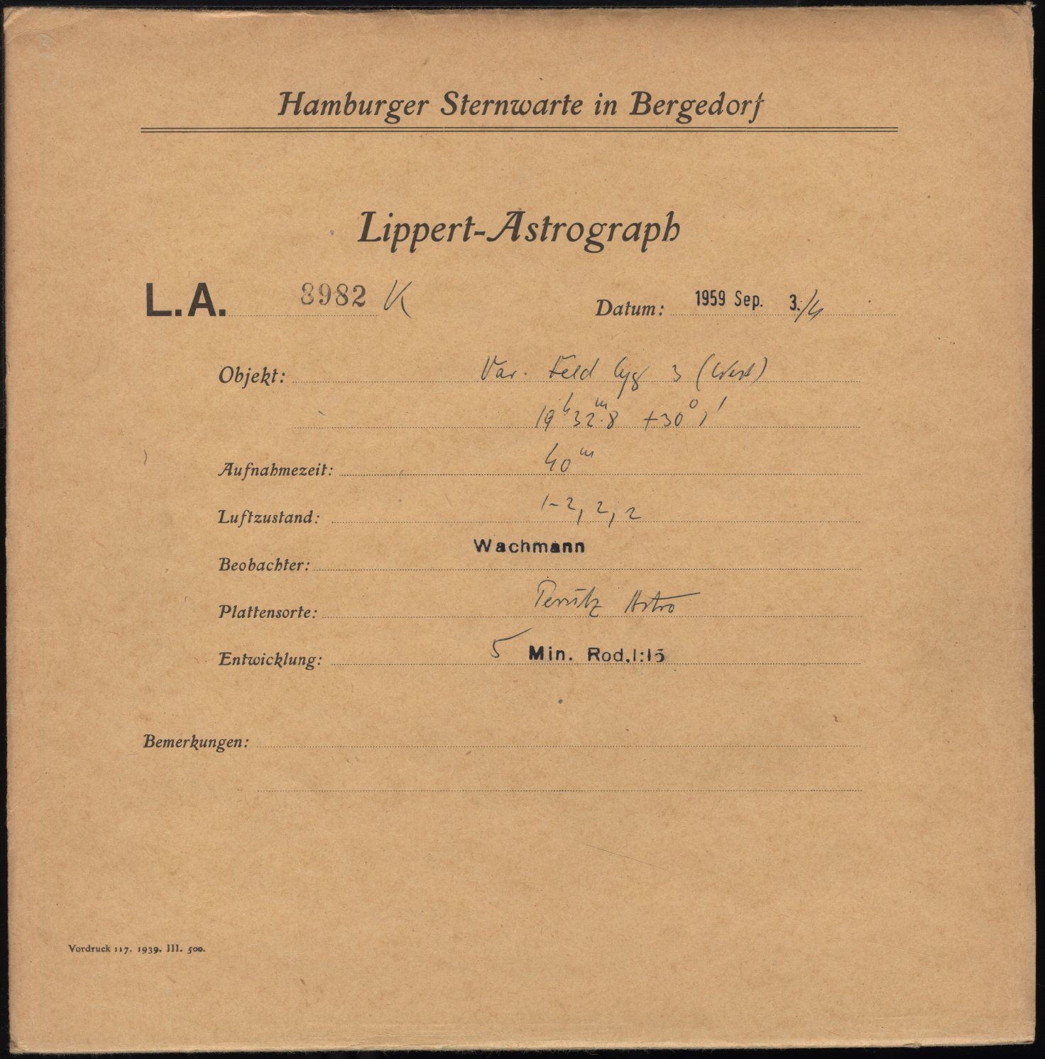 Plattenhuelle LA08982