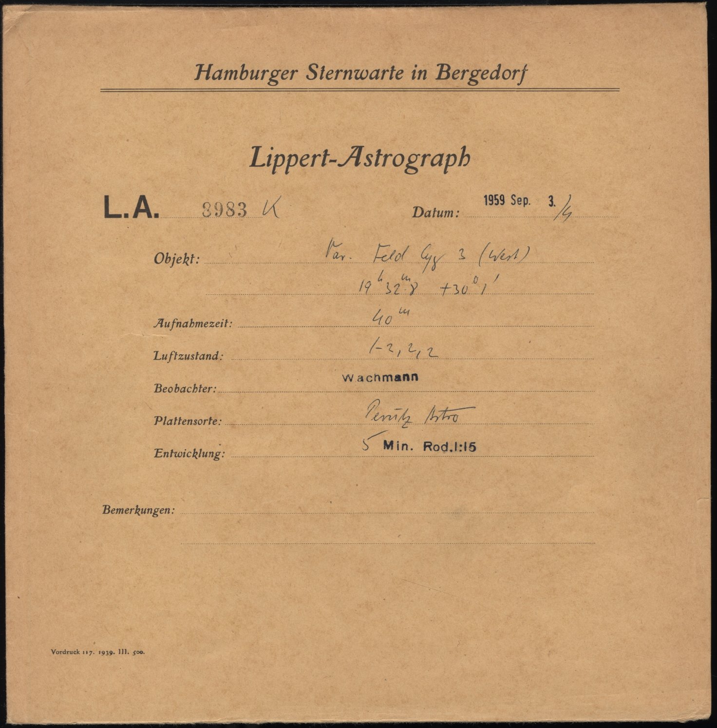 Plattenhuelle LA08983