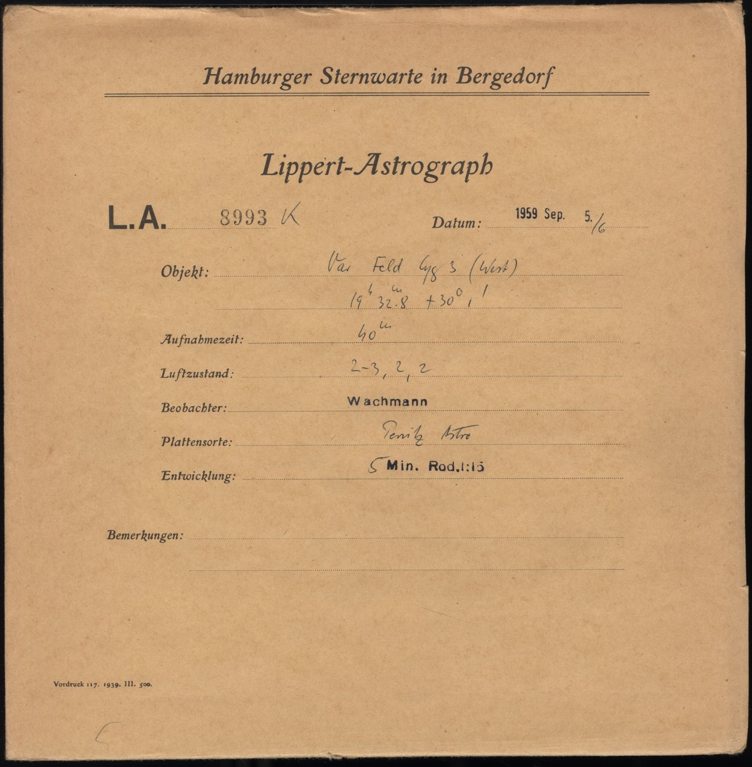 Plattenhuelle LA08993