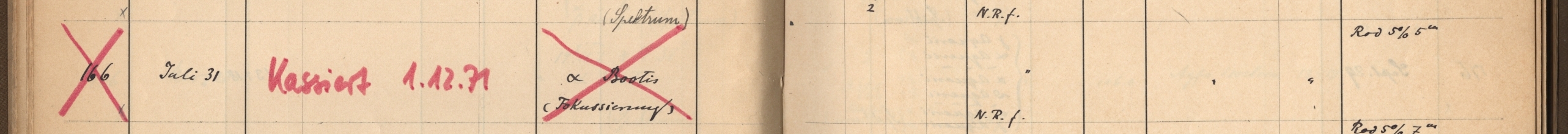Plattenverzeichnis Eintrag00166