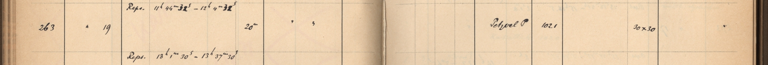 Plattenverzeichnis Eintrag00263