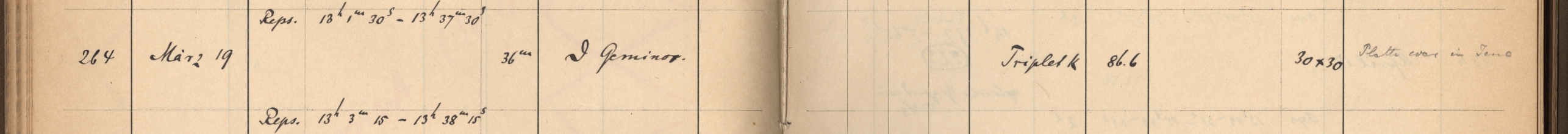 Plattenverzeichnis Eintrag00264