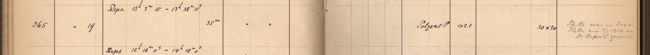 Plattenverzeichnis Eintrag00265