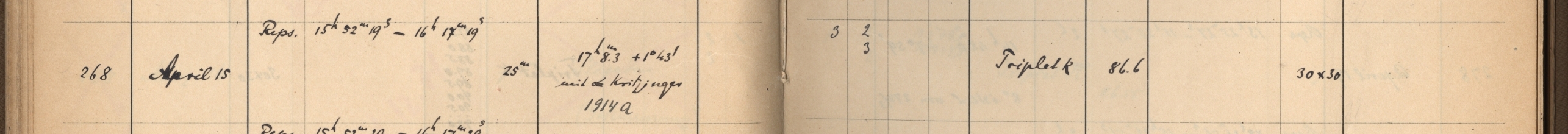 Plattenverzeichnis Eintrag00268
