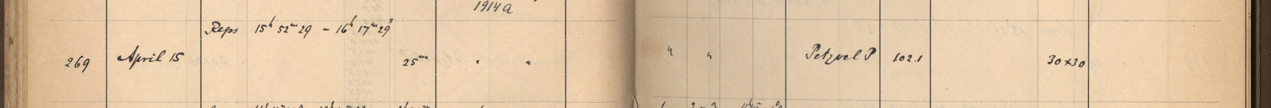 Plattenverzeichnis Eintrag00269