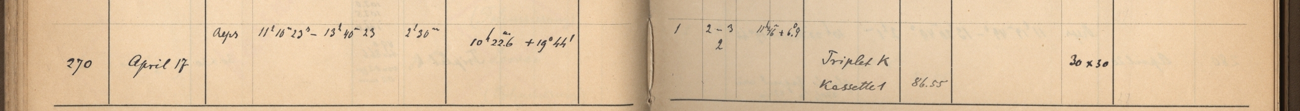 Plattenverzeichnis Eintrag00270